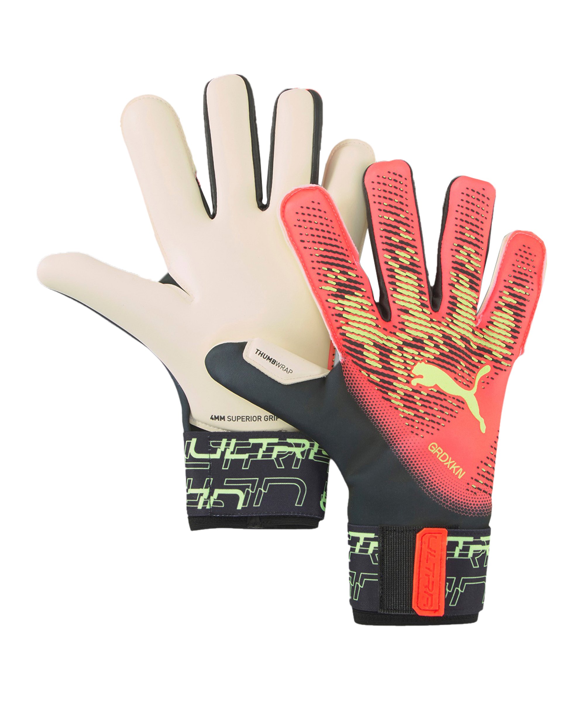 PUMA ULTRA Grip 1 Hybrid Fastest TW-Handschuhe Gelb F02 - orange