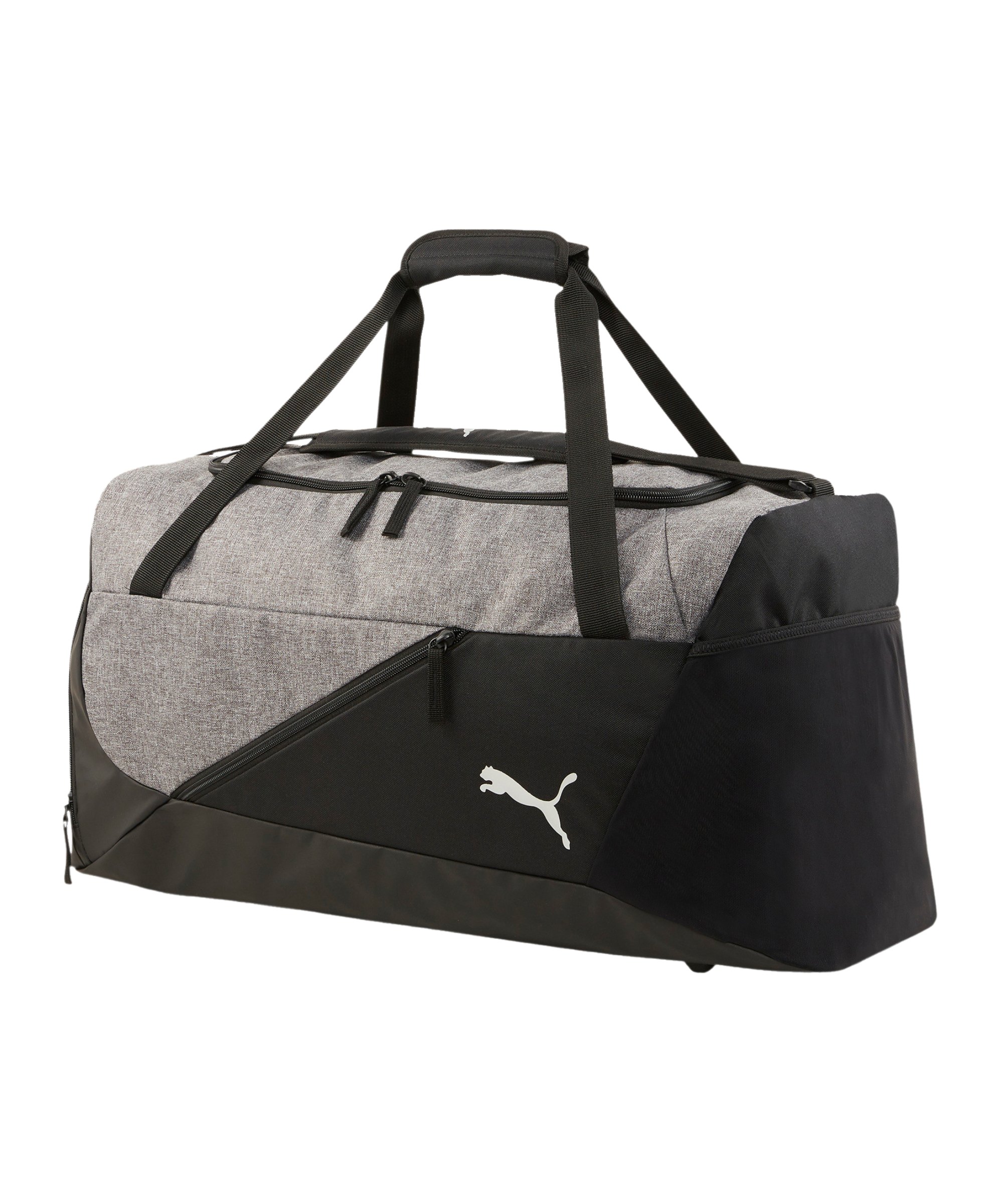 PUMA teamFINAL Teambag Tasche M Grau Schwarz F01 - schwarz