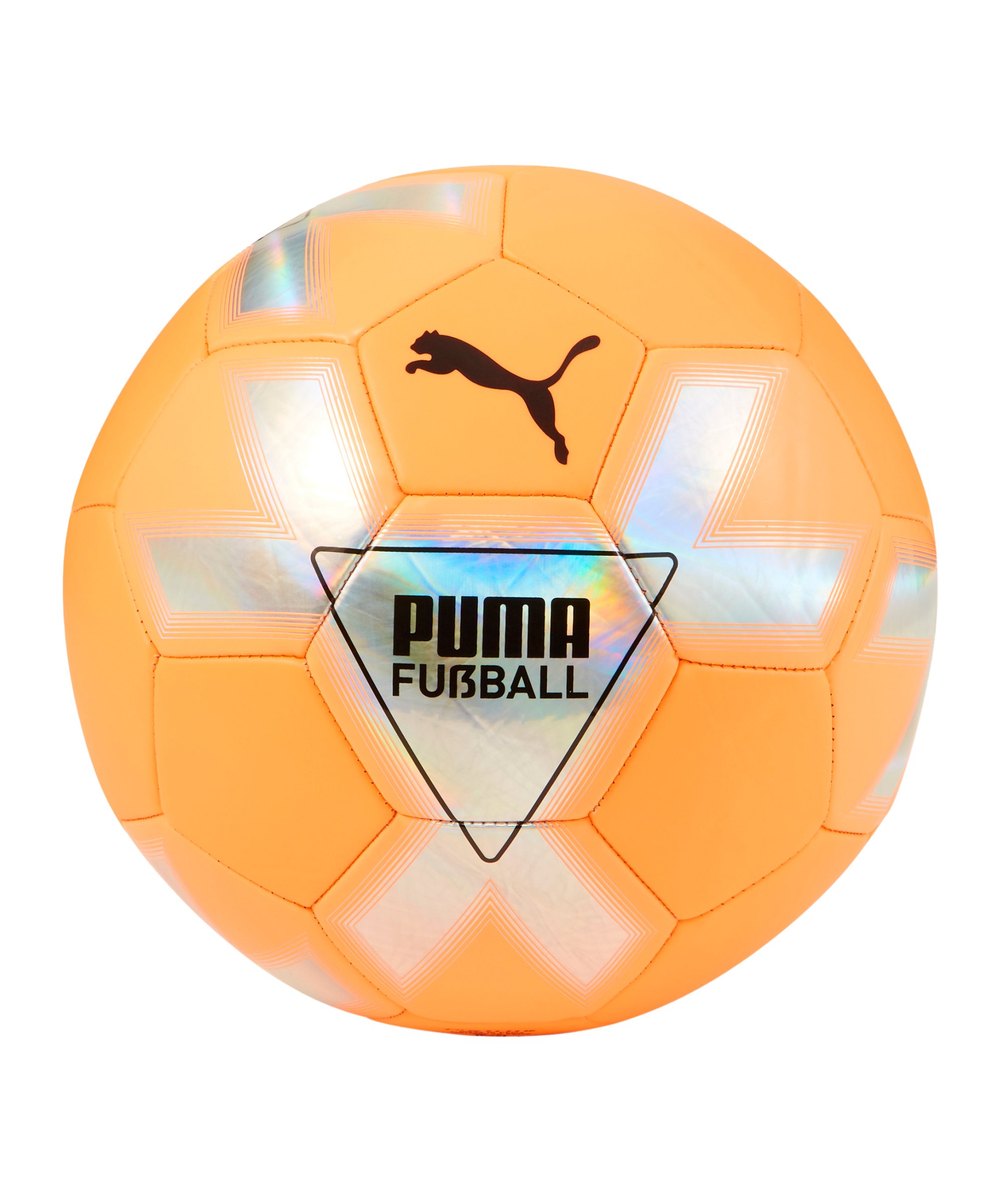 PUMA CAGE Trainingsball Orange Silber Schwarz F02 - orange