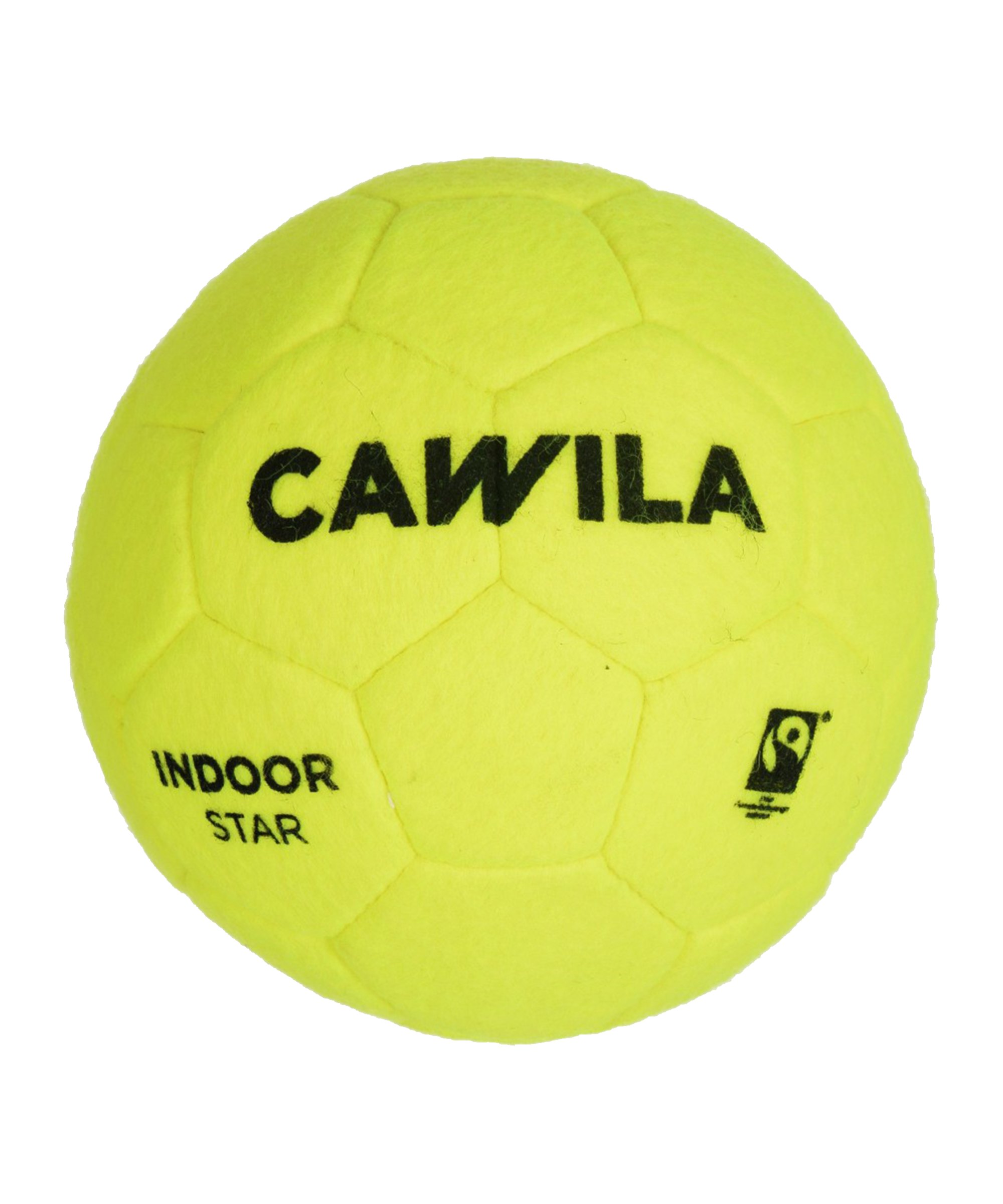 Cawila Indoor Star Fairtrade Trainingsball Gr. 4 Gelb - gelb