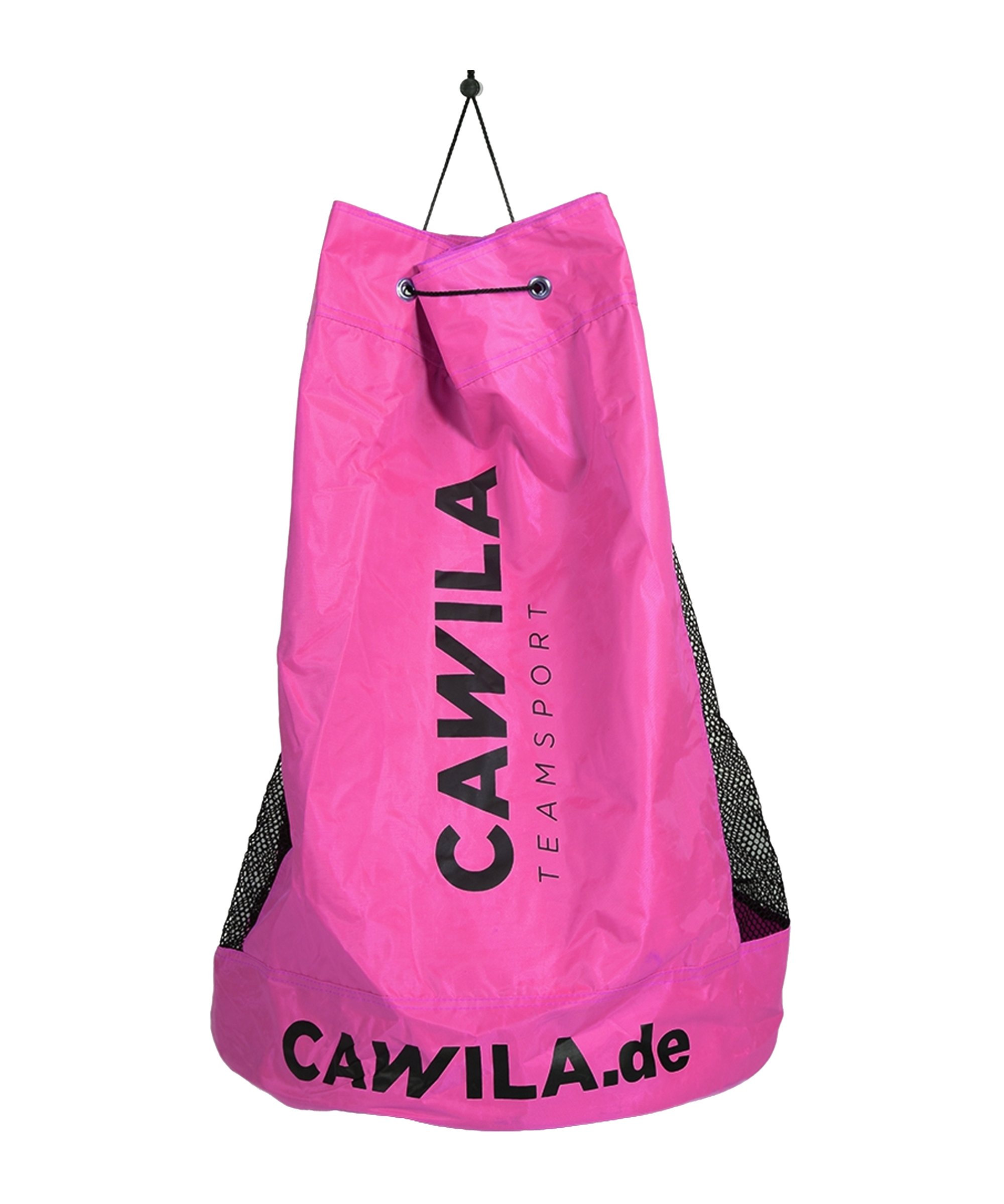 Cawila Ballsack 12 Fussbälle Pink - pink