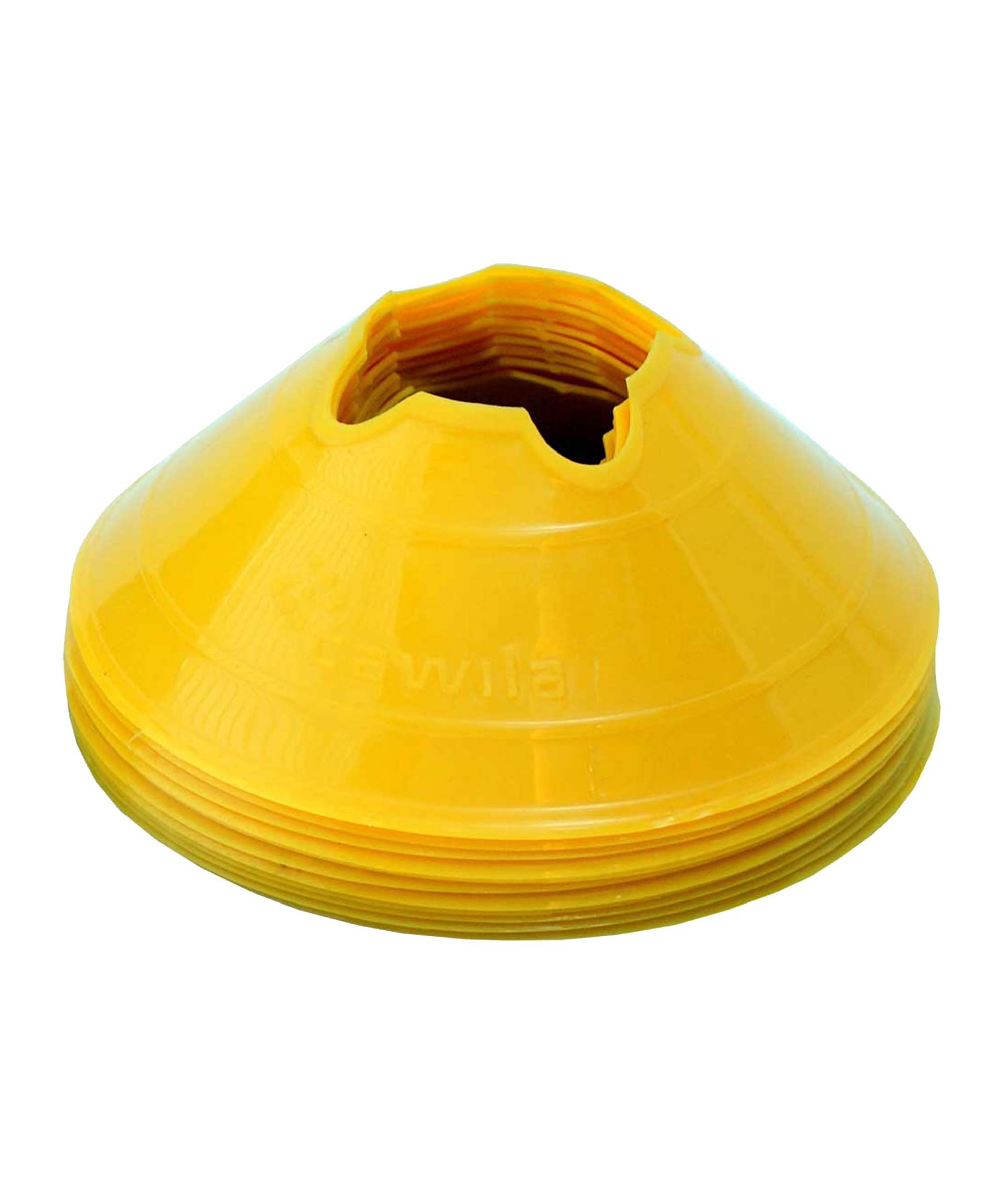 Cawila Markierungshauben M | 10er Set | Durchmesser 20cm, Höhe 6cm | gelb - gelb