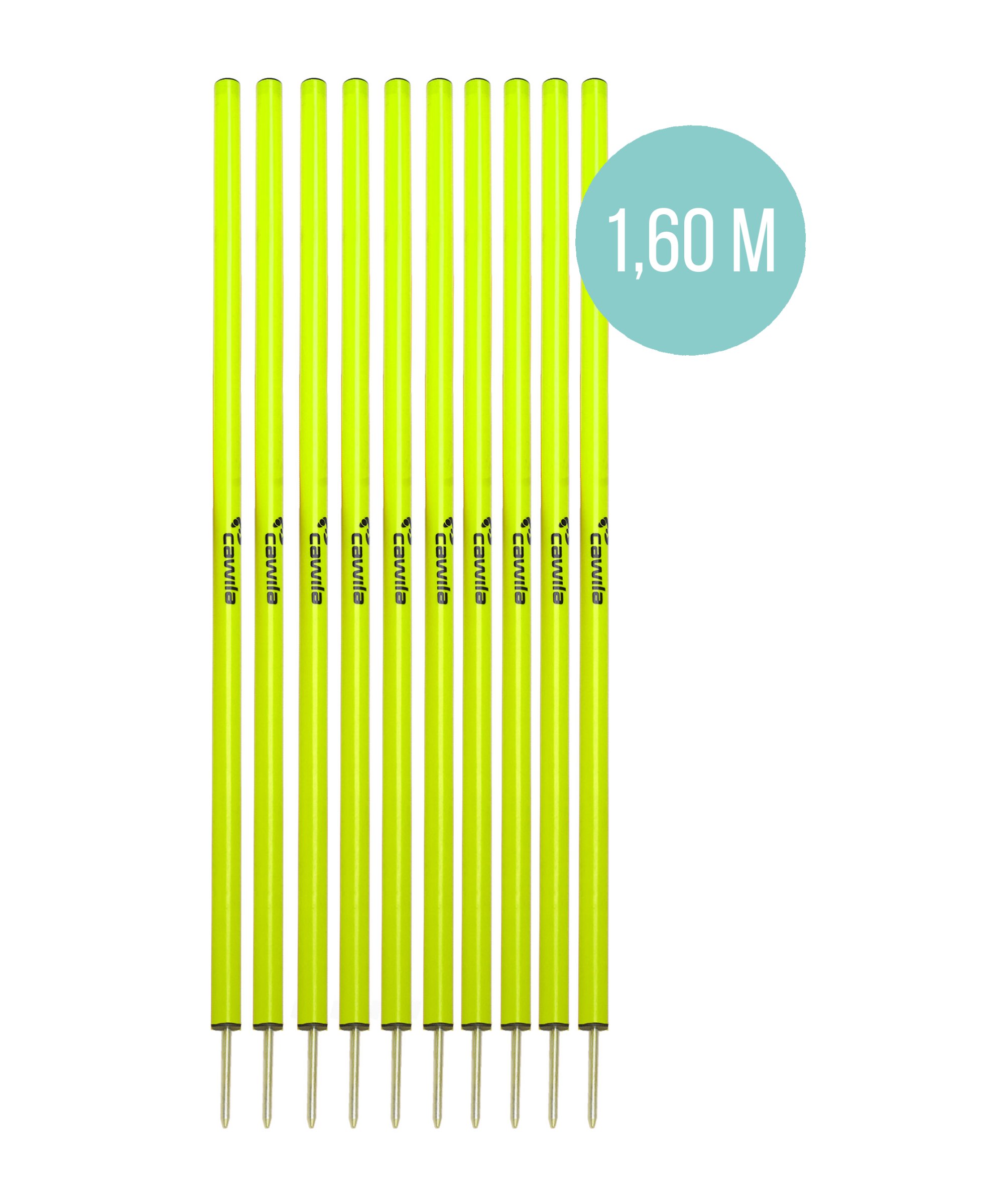 Cawila Slalomstange L (Ø 33 mm, 1,6m) Neongelb - gelb