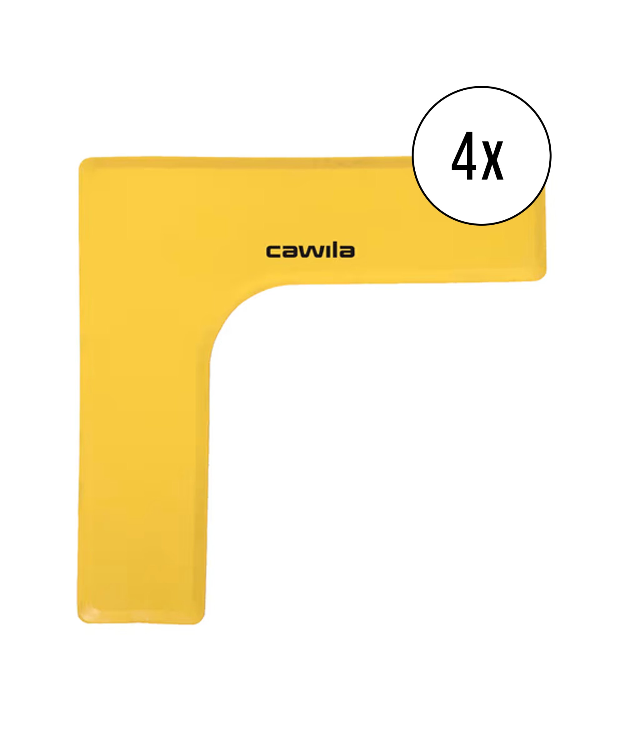 Cawila Marker-System Ecke 27 x 27 x 7,5cm 4er Set Gelb - gelb