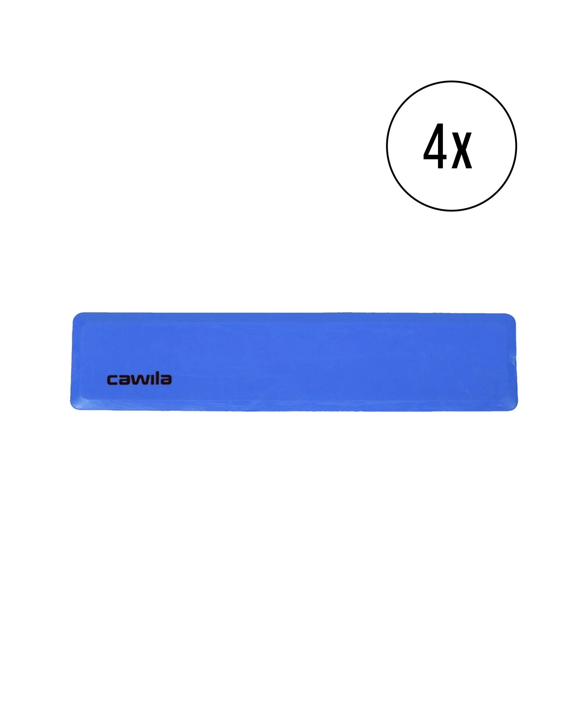 Cawila Marker-System Gerade 34 x 7,5cm 4er Set Blau - blau