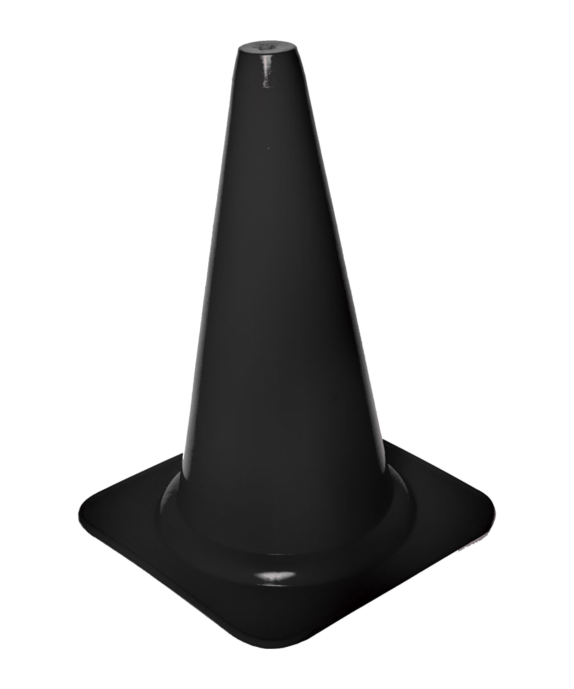 Cawila PRO Markierungskegel 40cm Schwarz - schwarz