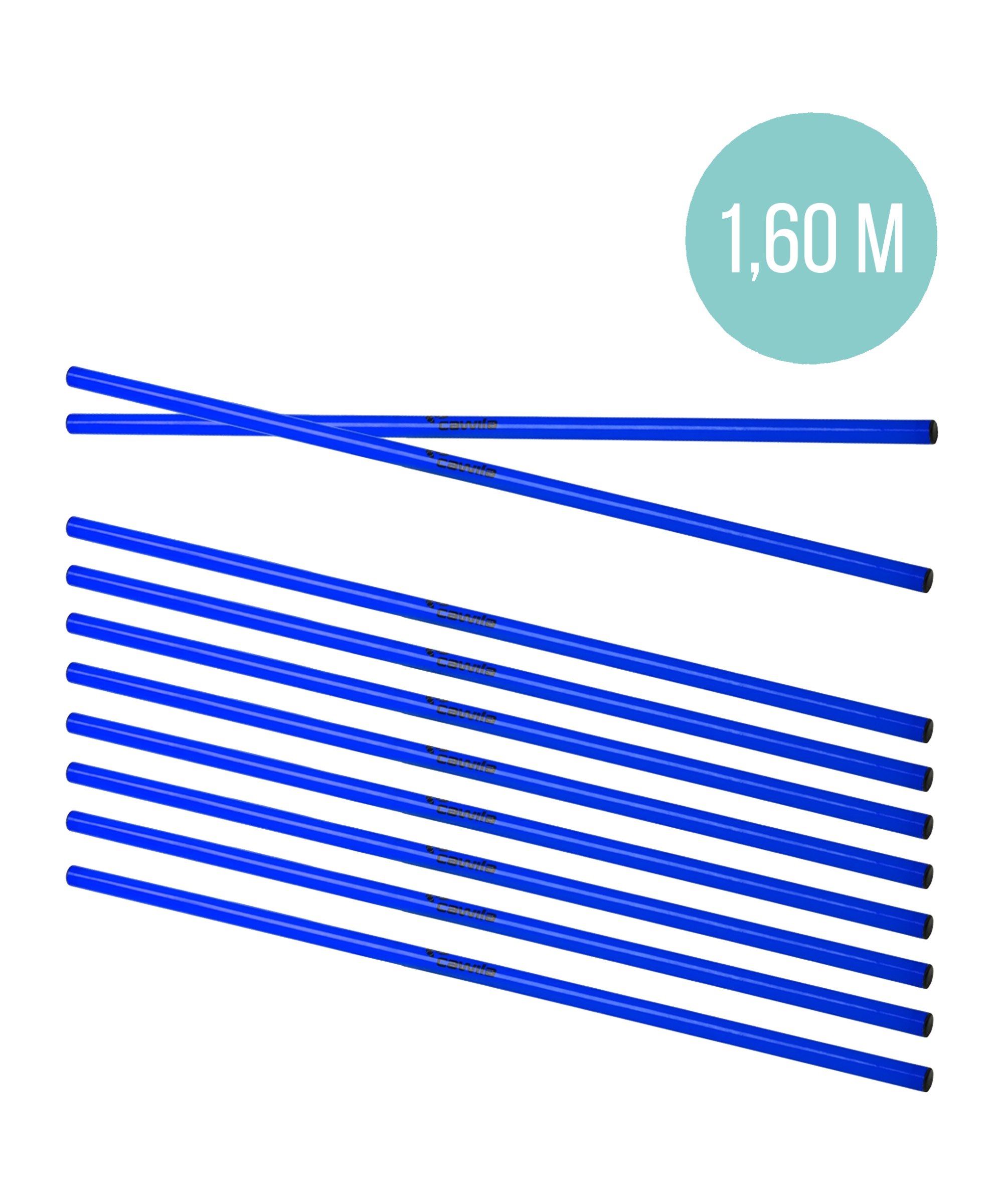 Cawila Trainingsstange L | 1,60m | Ø 25mm | Blau - blau