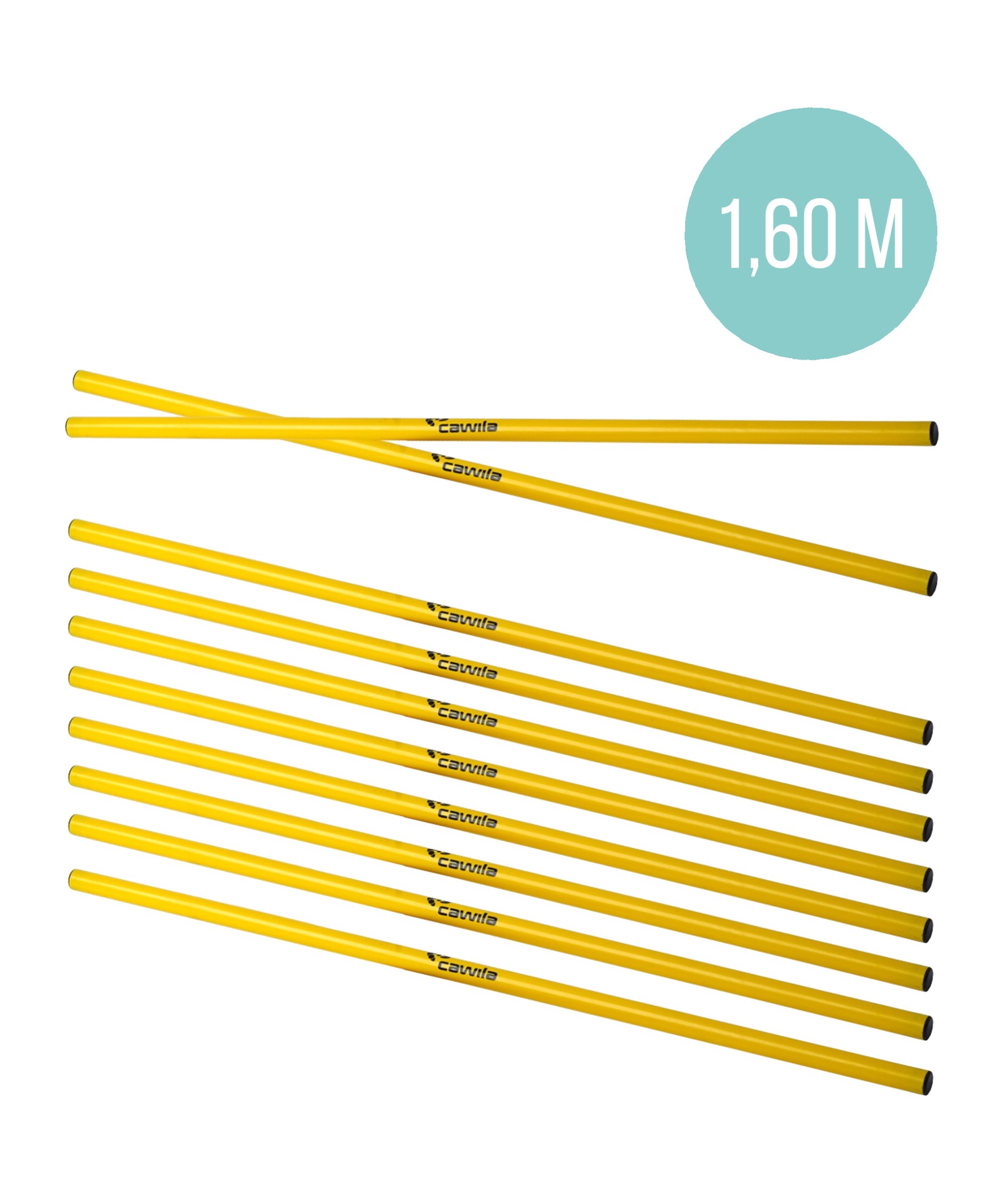 Cawila Trainingsstange L | 1,60m | Ø 25mm | Gelb - gelb