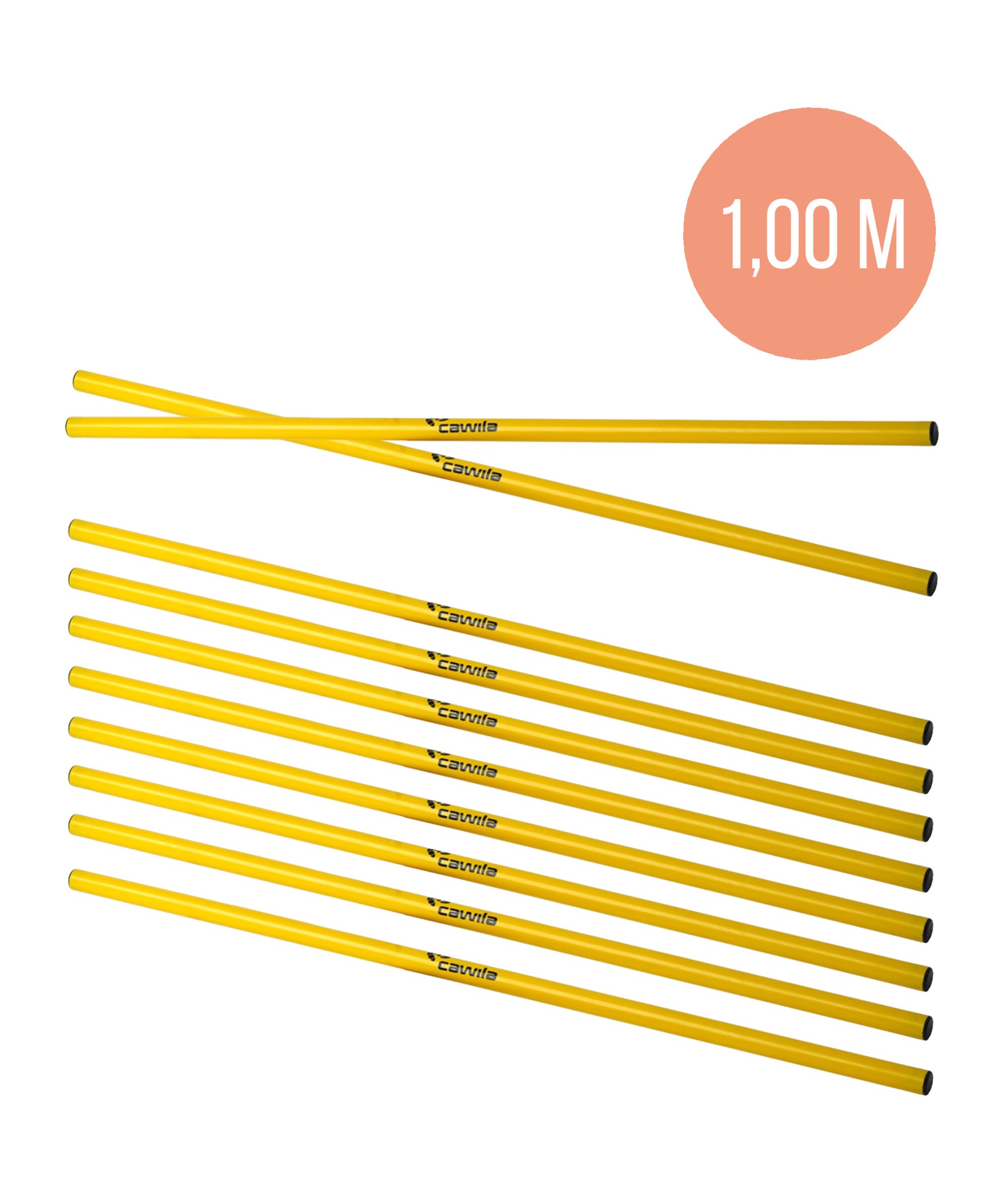 Cawila Trainingsstange M | 1,00m | Ø 25mm | Gelb - gelb