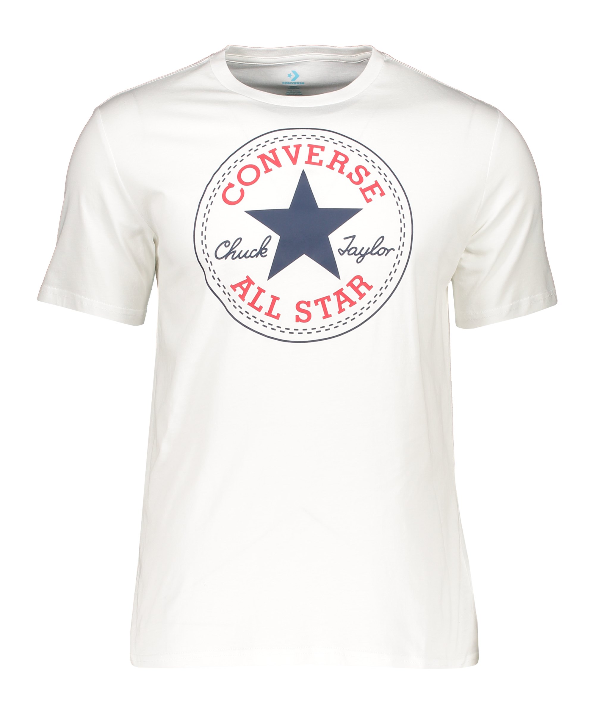 Converse Chuck Patch T-Shirt Weiss F102 - weiss