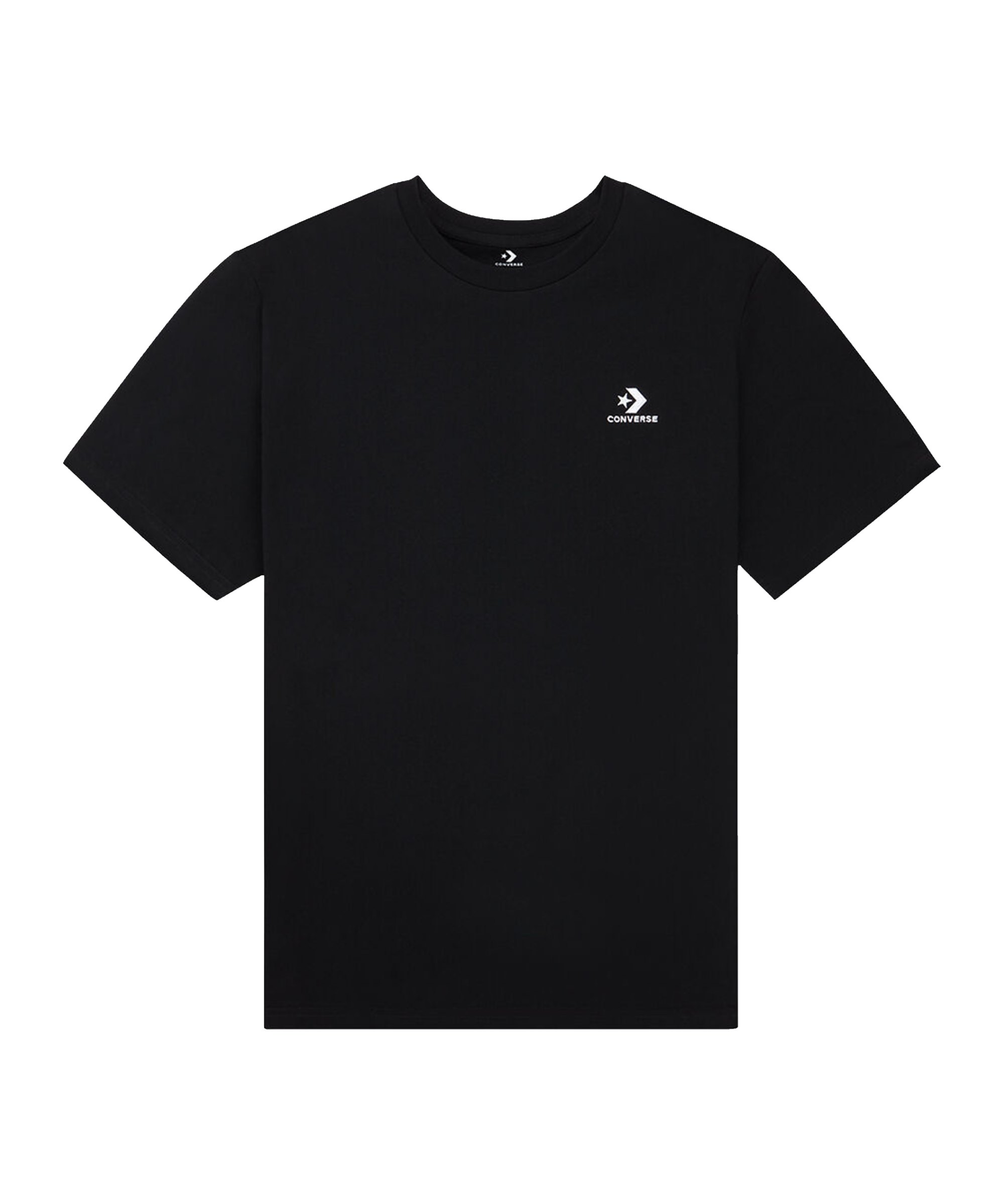 Converse Embroidered Star Chevron T-Shirt F001 - schwarz