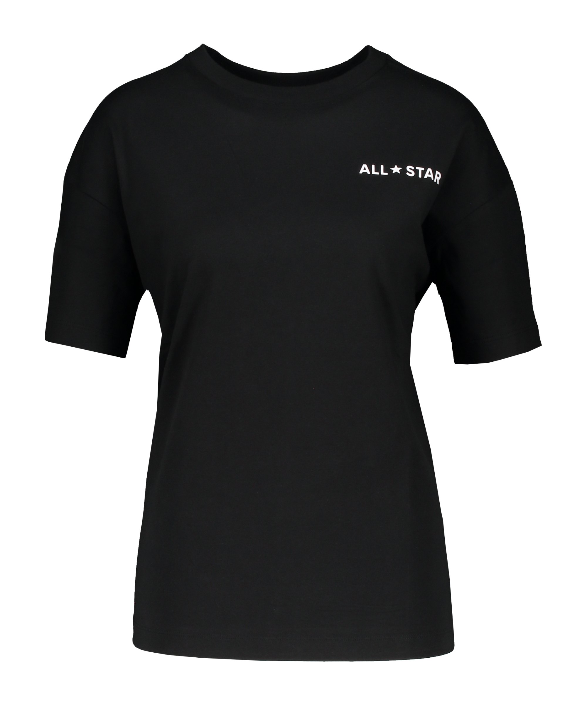 Converse All Star Oversized T-Shirt Damen F001 - schwarz