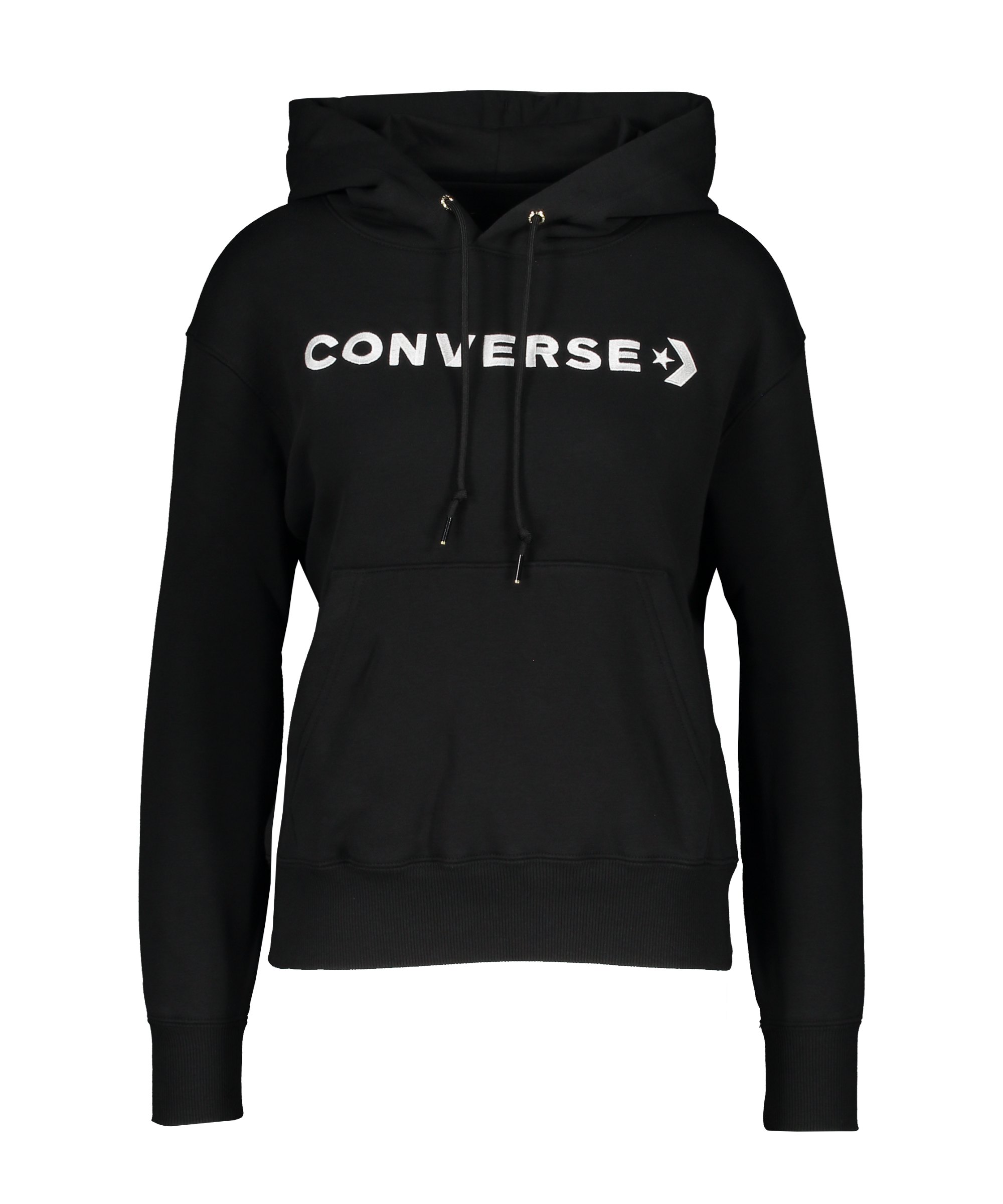 Converse Icon Play Hoody Damen Schwarz F001 - schwarz