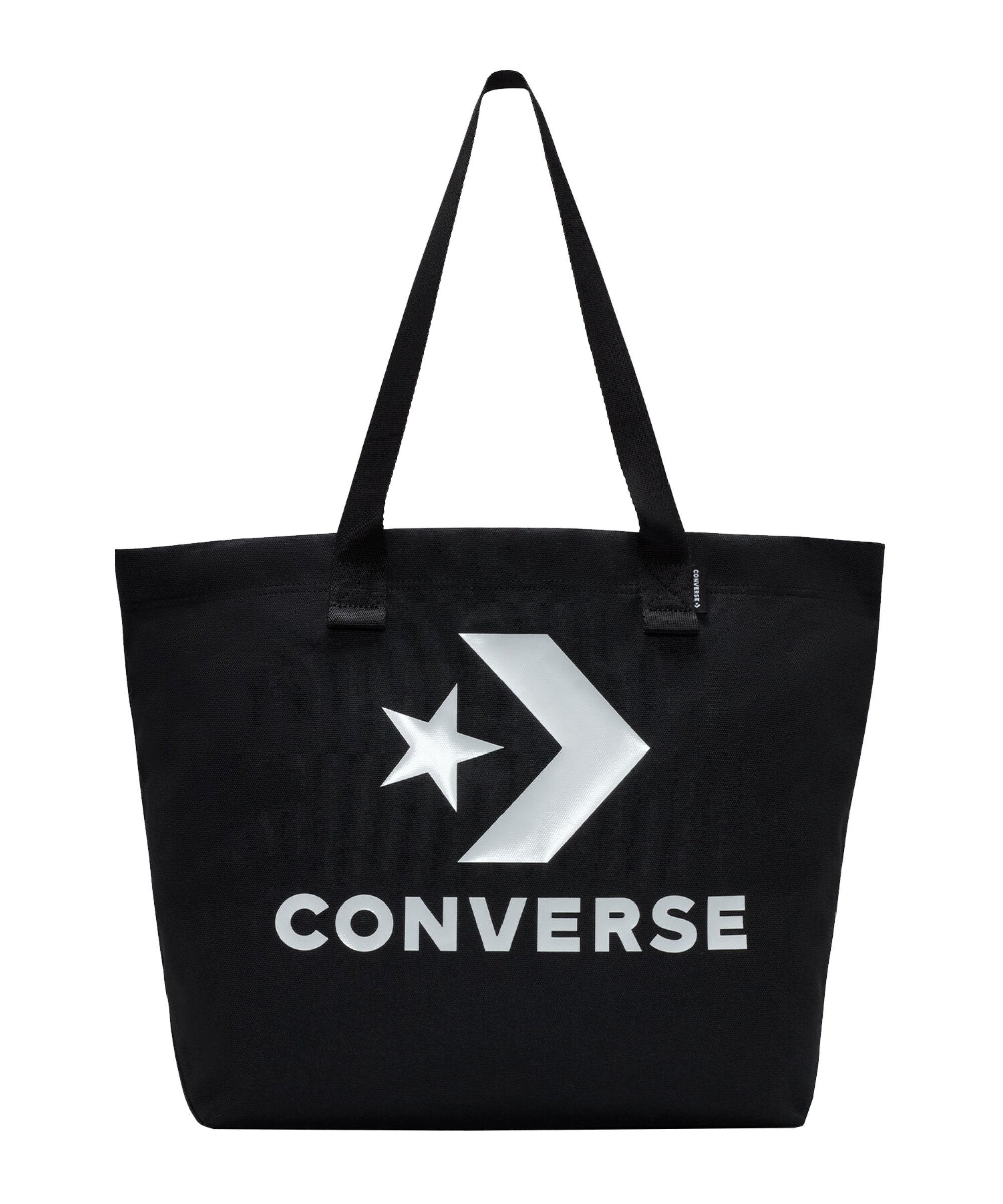 Converse Star Chevron Tote Bag Schwarz F001 - schwarz