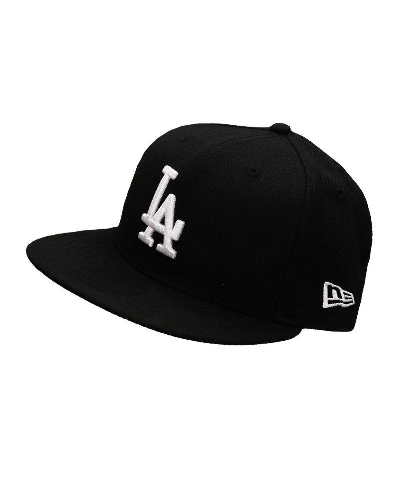 New Era Fitted Cap Los Angeles Dodgers MLB Schwarz - schwarz