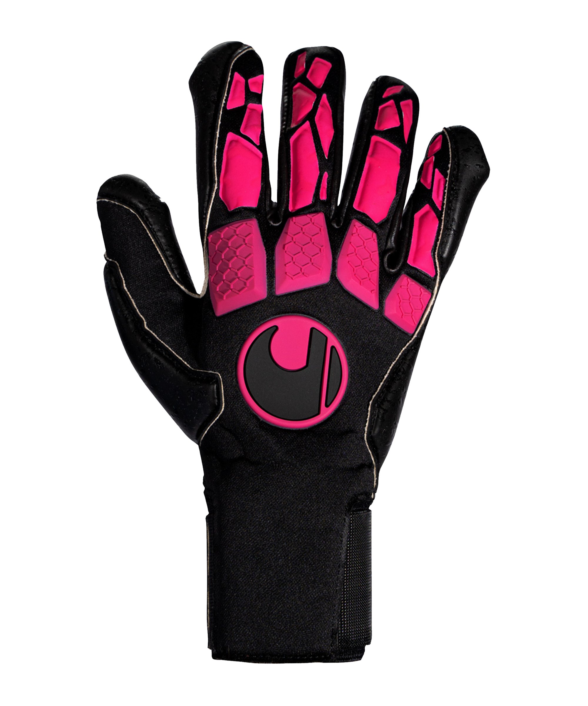 Uhlsport Hyperpink Supergrip HN #324 TW-Handschuhe Schwarz Pink F120 - schwarz