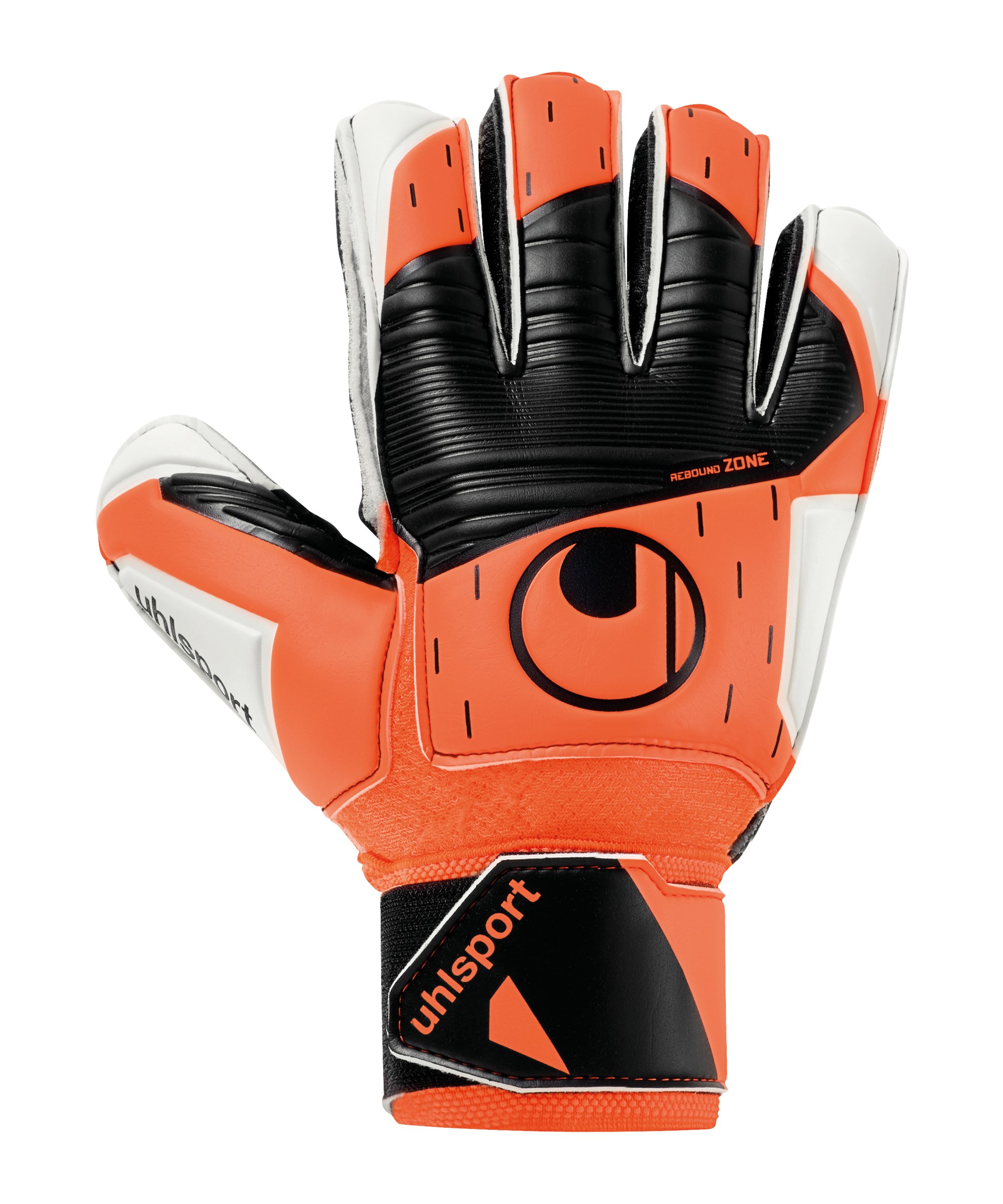 Uhlsport Soft Resist+ HN Flex Frame TW-Handschuhe Kids Orange Weiss Schwarz F01 - orange