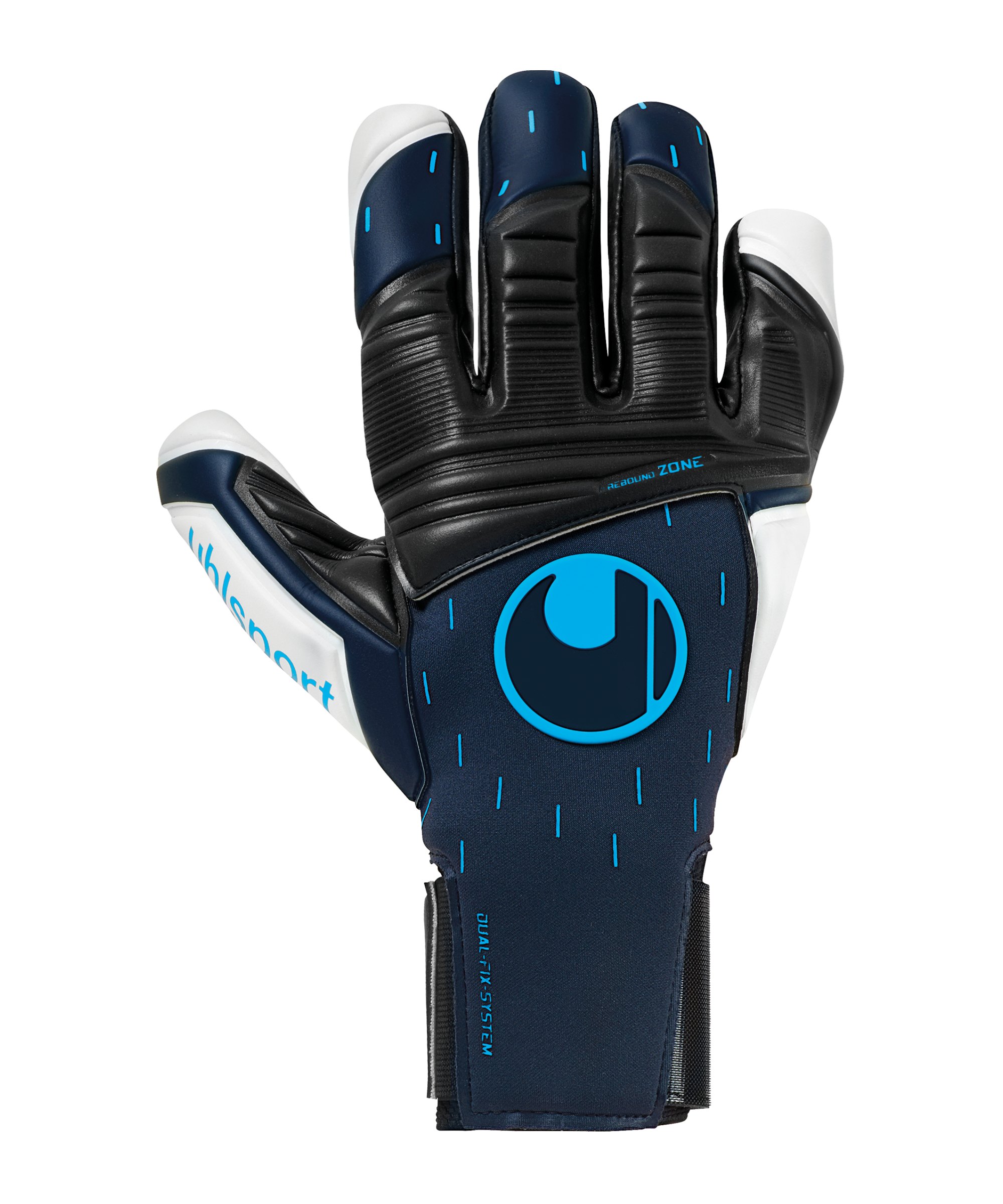 Uhlsport Speed Contact Absolutgrip HN TW-Handschuhe Blau Schwarz F01 - blau