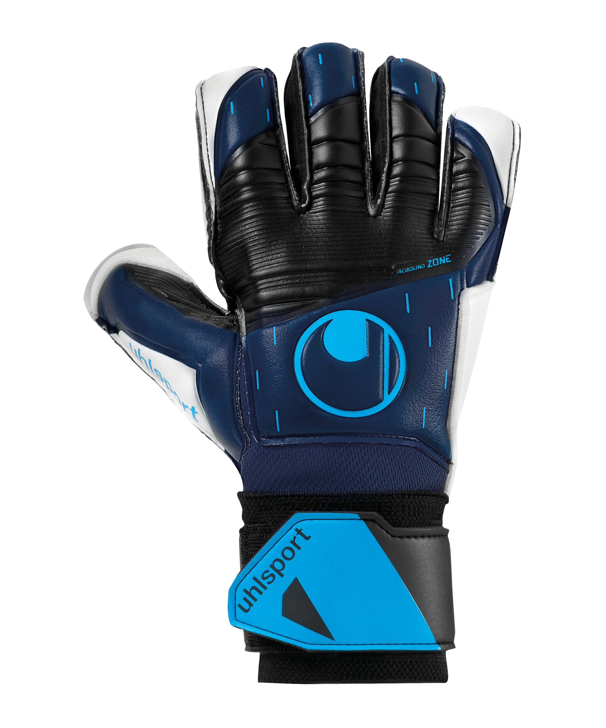 Uhlsport Speed Contact Soft Flex Frame TW-Handschuhe Blau Schwarz F01 - blau