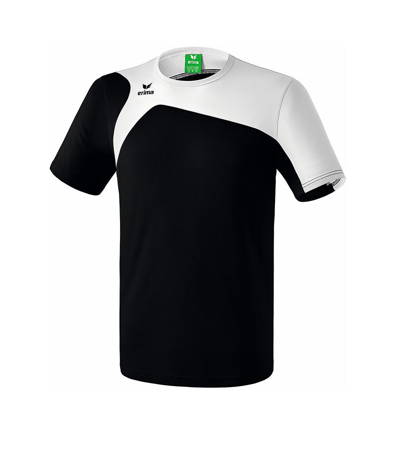 Erima T-Shirt Club 1900 2.0 Kinder Schwarz Weiss - schwarz