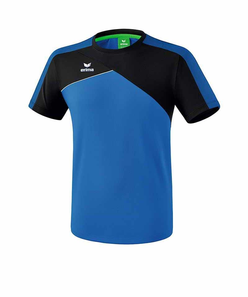 Erima Premium One 2.0 T-Shirt Kids Blau Schwarz - blau