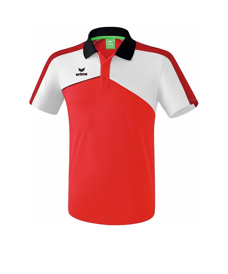 Erima Premium One 2.0 Poloshirt Rot Weiss - rot