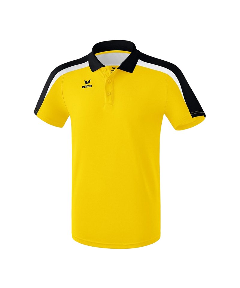Erima Liga 2.0 Poloshirt Gelb Schwarz Weiss - gelb