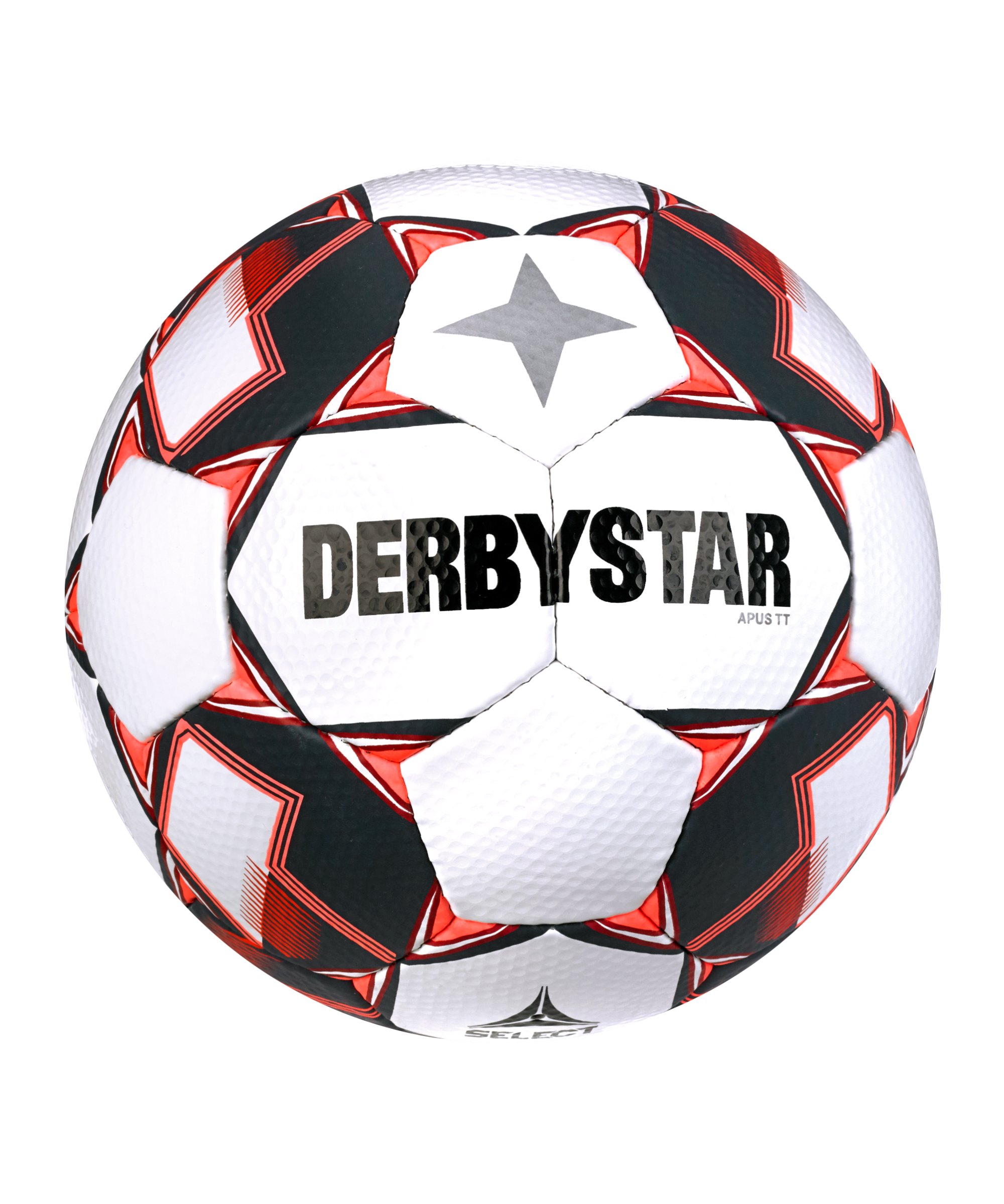 Derbystar Apus TT v23 Trainingsball Weiss Rot F130 - weiss