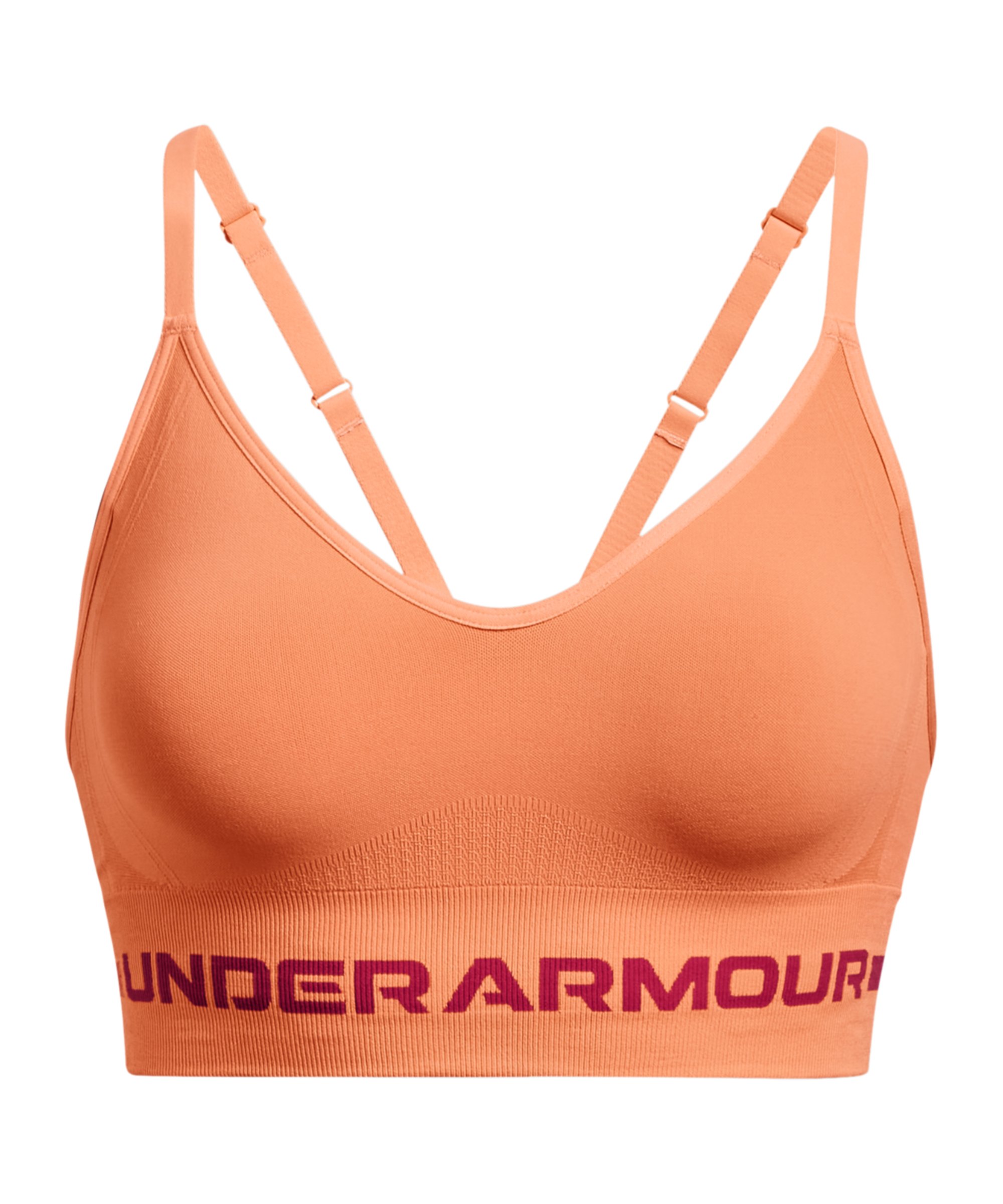 Under Armour Seamless Sport-BH Damen Orange F868 - orange