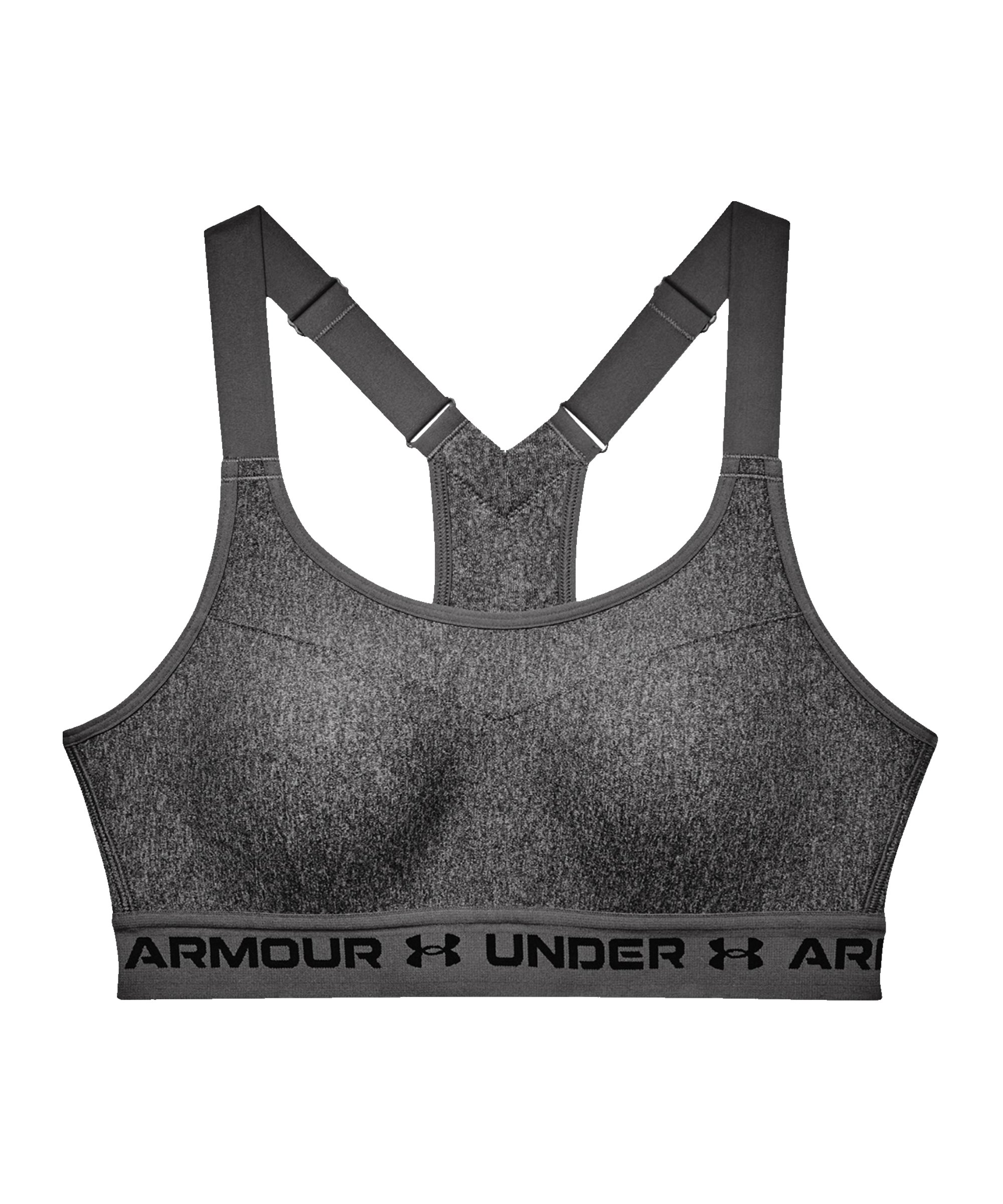 Under Armour Crossback High HT Sport-BH Damen F020 - grau