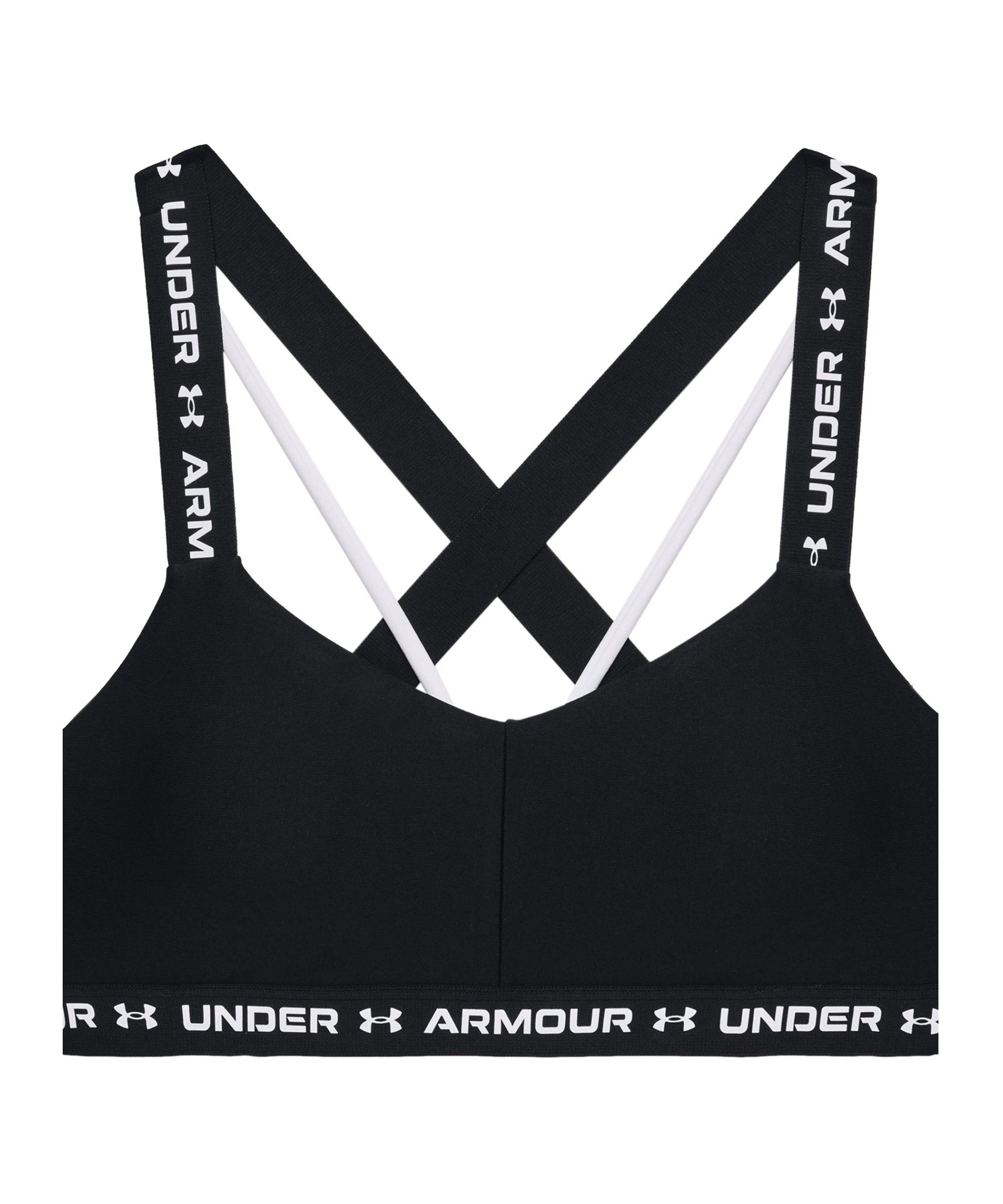 Under Armour Crossback Sport-BH Damen Schwarz F001 - schwarz