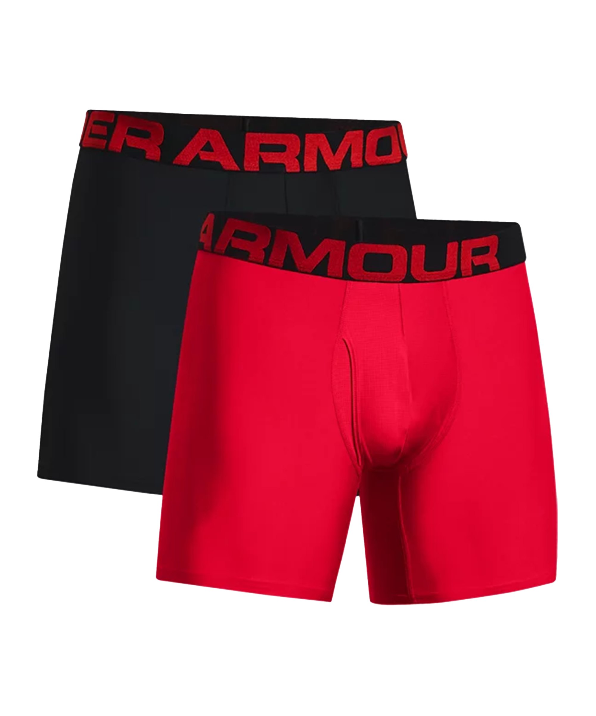 Under Armour Tech 6in Boxershort 2er Pack F600 - rot