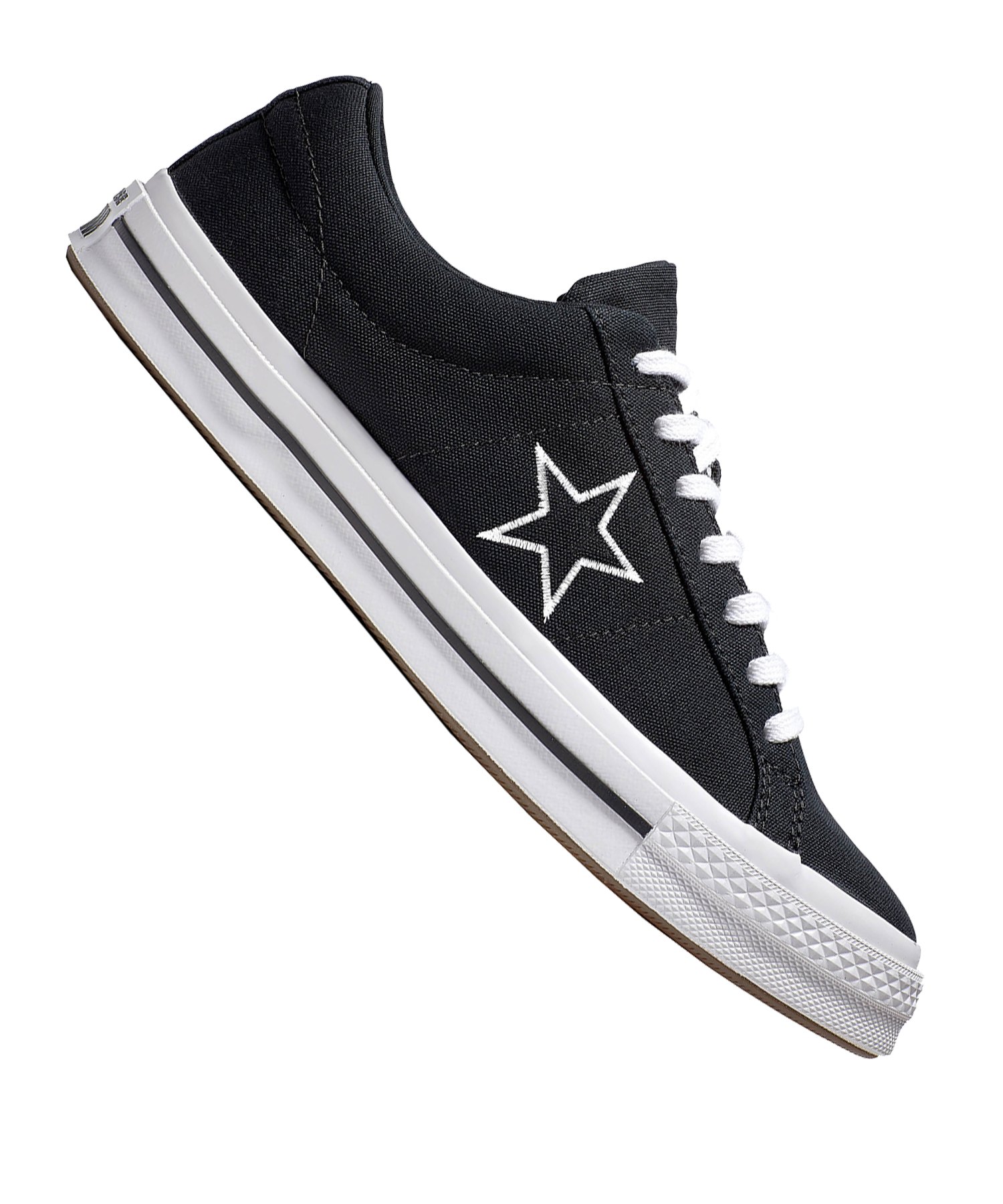 Converse One Star OX Sneaker Schwarz F007 - schwarz