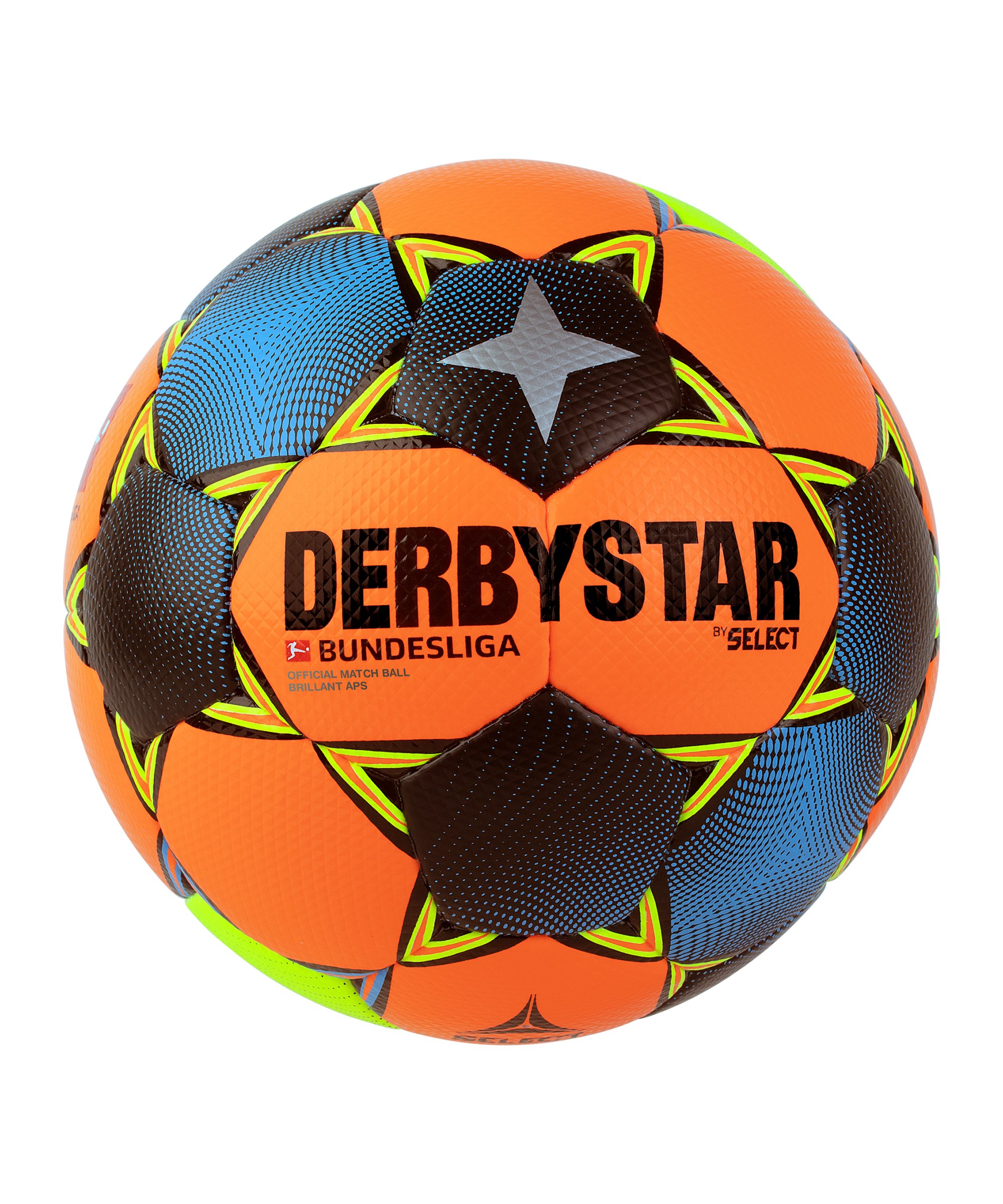Derbystar Bundesliga Brillant APS Winter Spielball Weiss F020 - orange