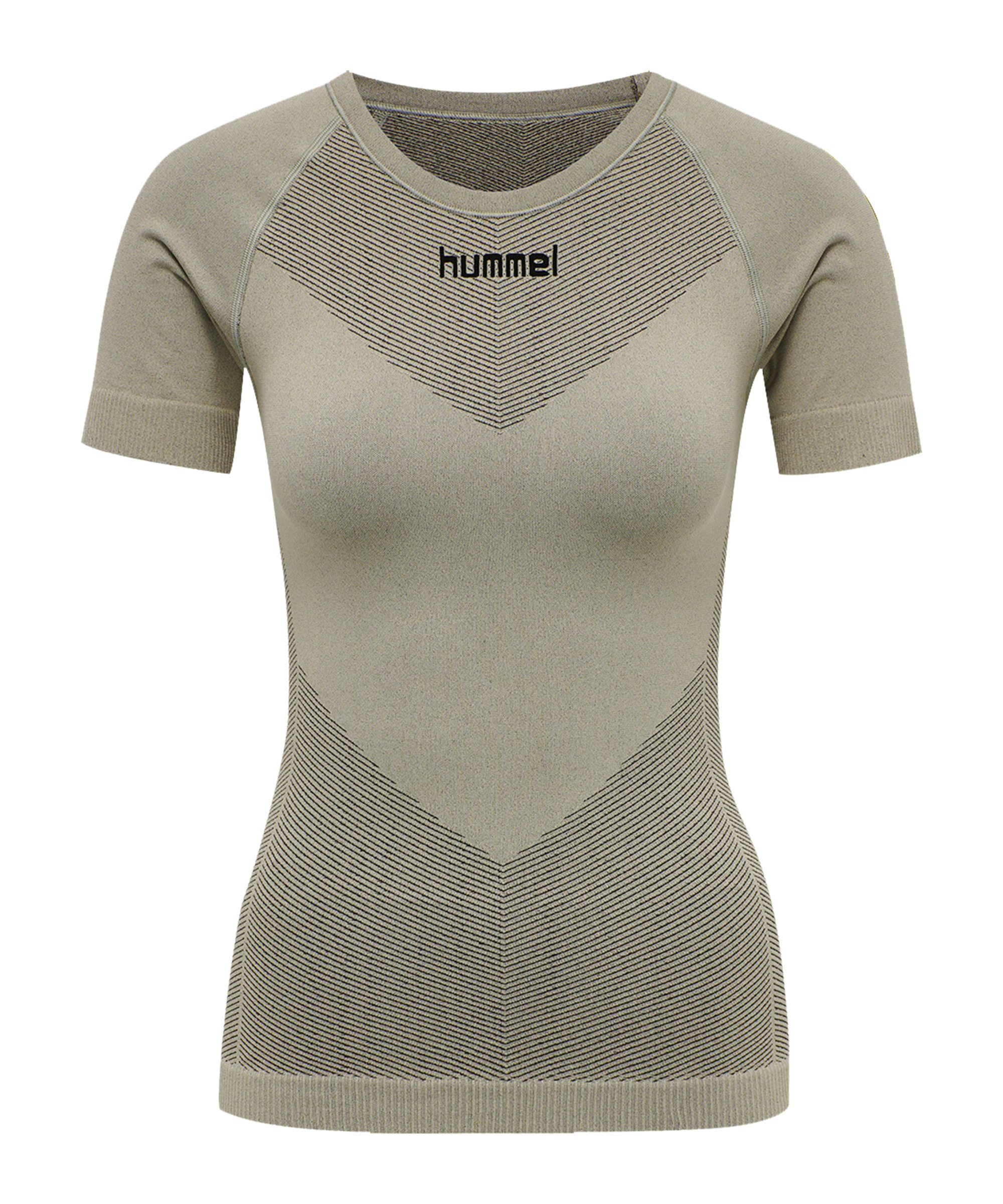 Hummel First Seamless T-Shirt Damen Grün F2931 - gruen
