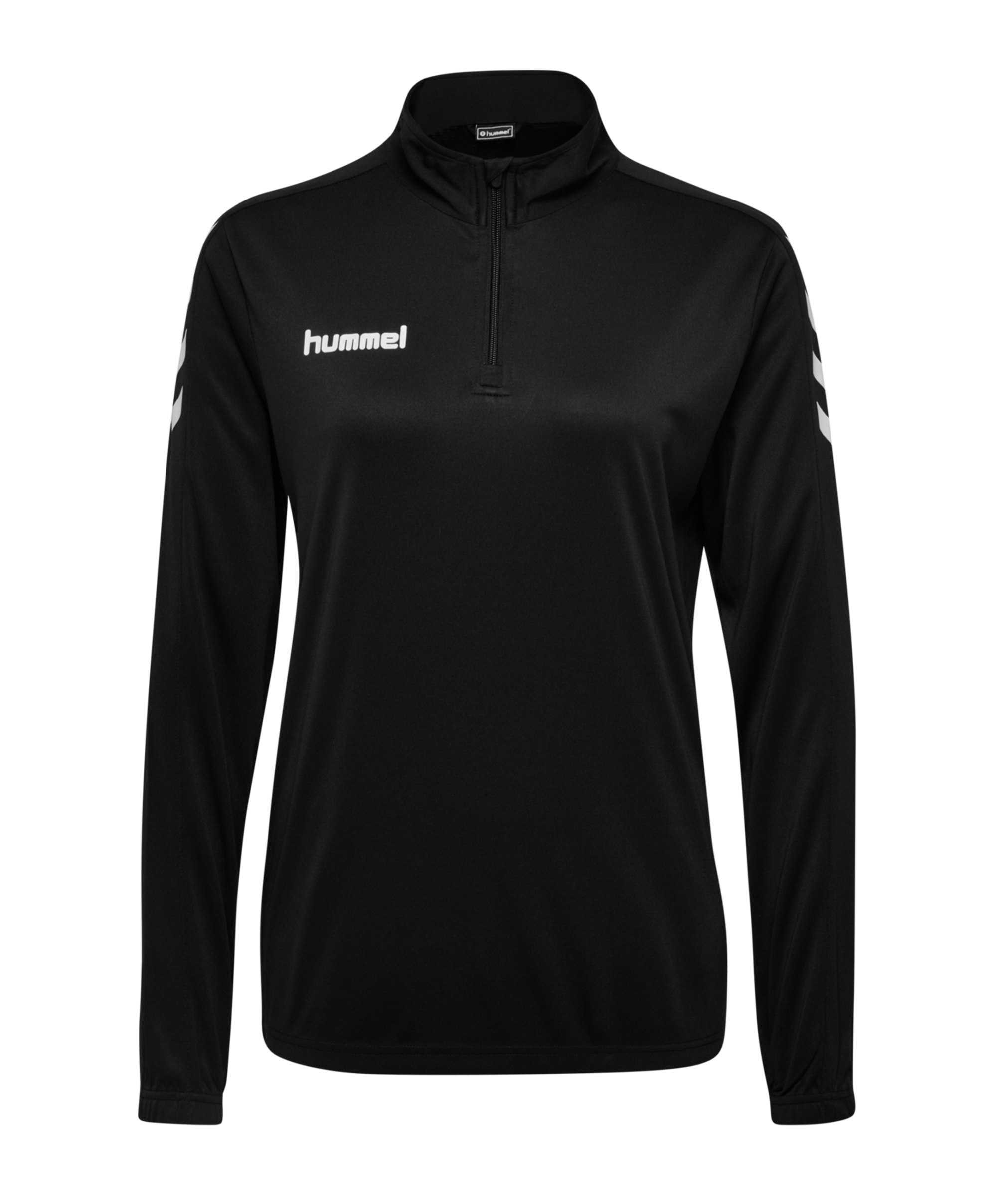Hummel Core 1/2 Zip Sweatshirt Damen F2001 - schwarz