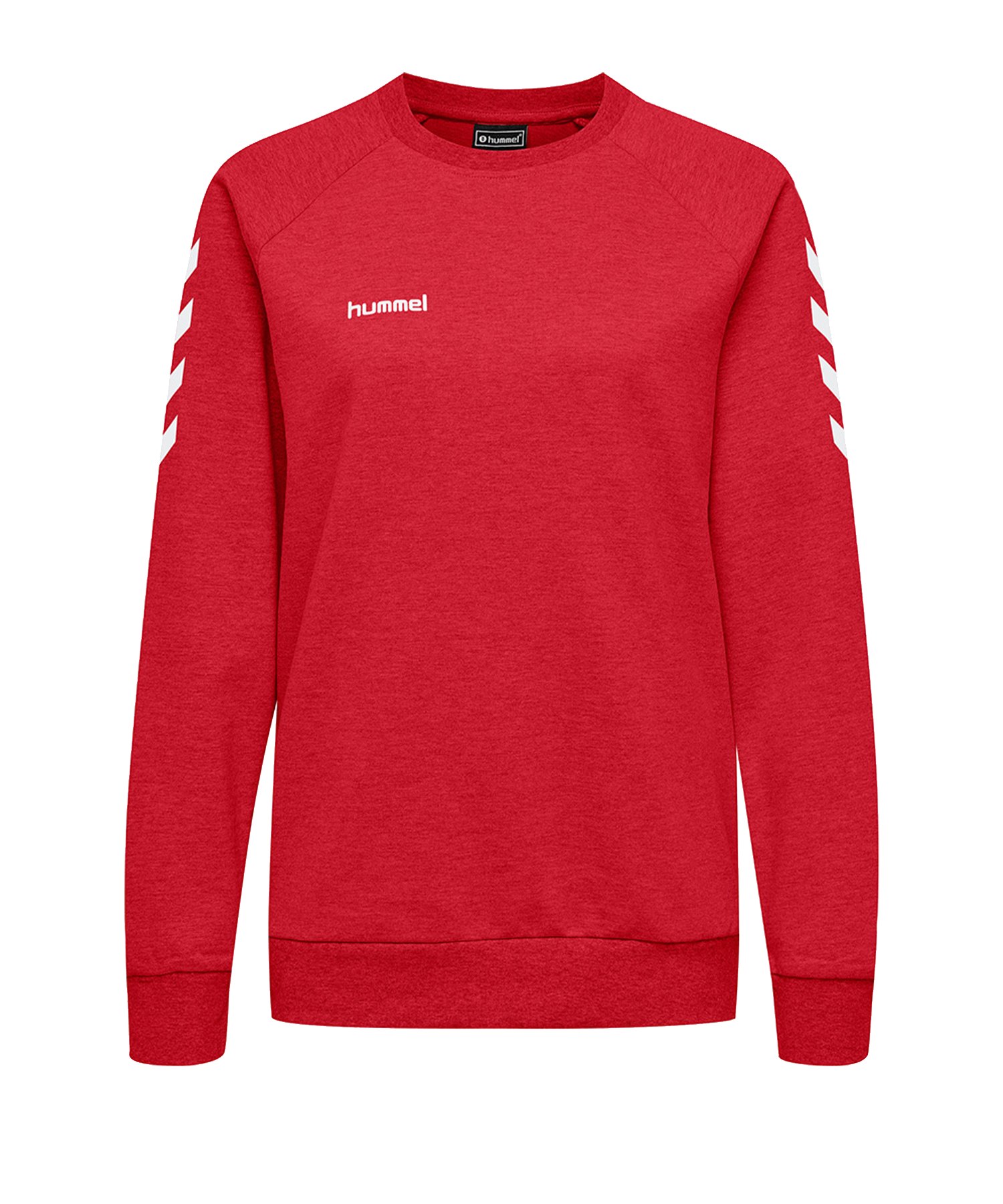 Hummel Cotton Sweatshirt Damen Rot F3062 - Rot