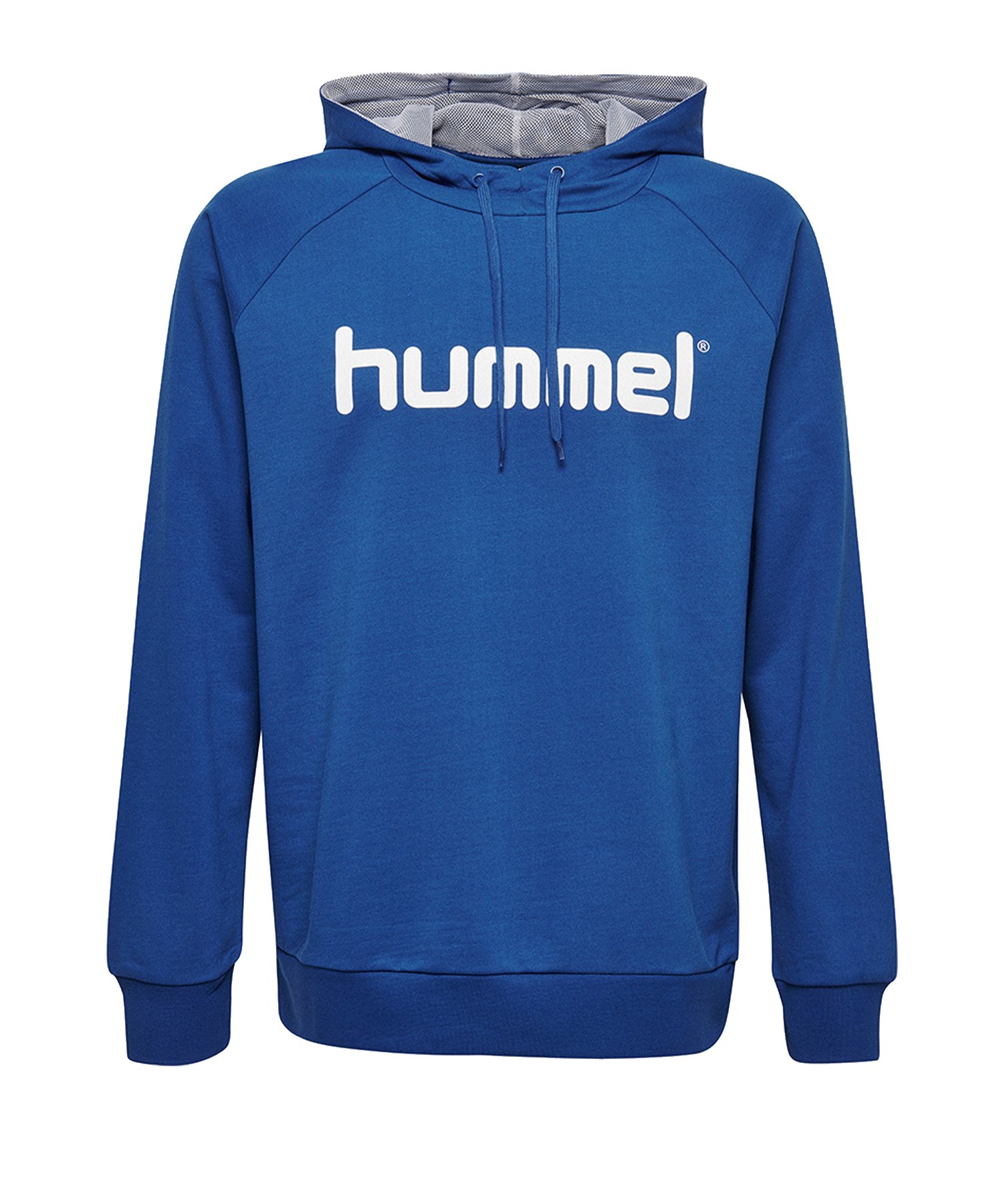 Hummel Cotton Logo Hoody Kids Blau F7045 - Blau