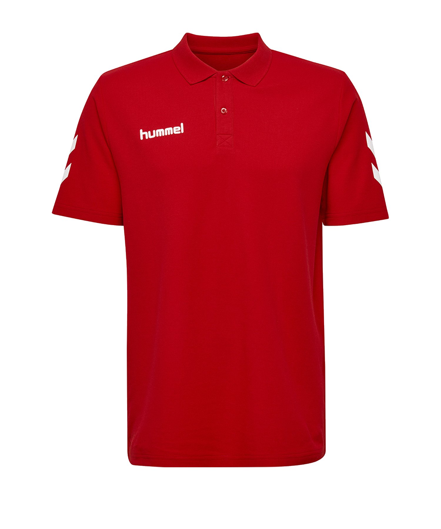 Hummel Cotton Poloshirt Rot F3062 - Rot