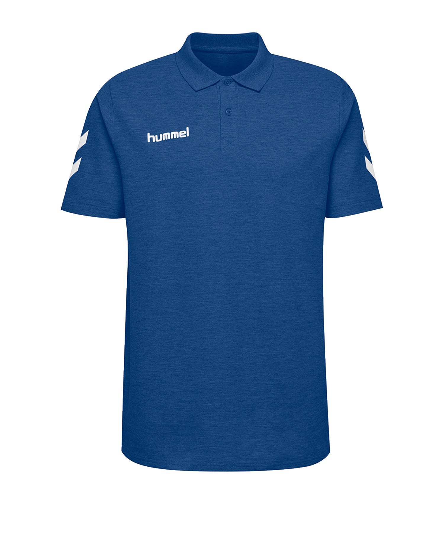 Hummel Cotton Poloshirt Kids Blau F7045 - Blau