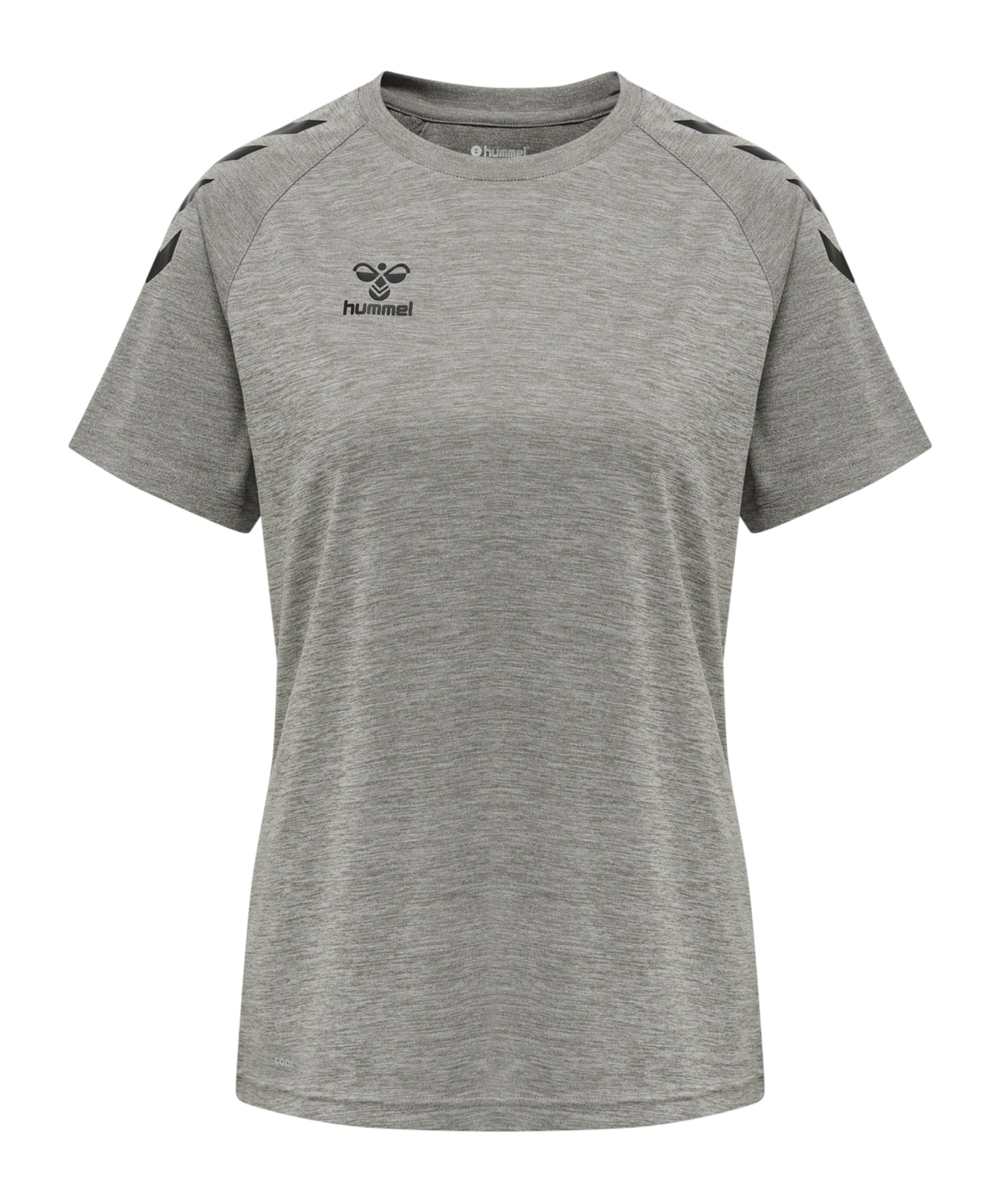 Hummel hmlCORE XK Poly T-Shirt Damen Grau F2006 - grau