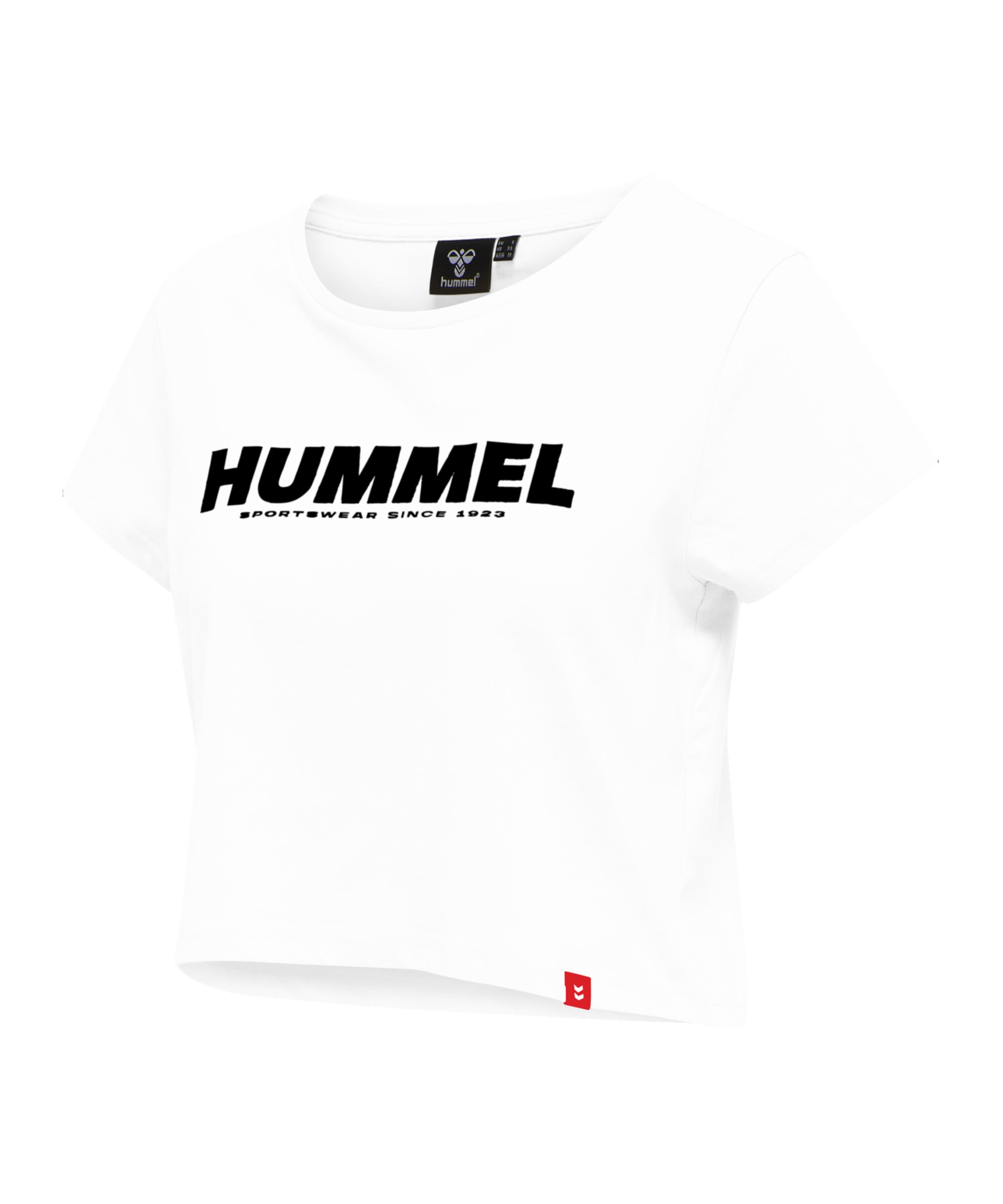 Hummel hmlLEGACY Cropped T-Shirt Damen Weiss F9124 - weiss