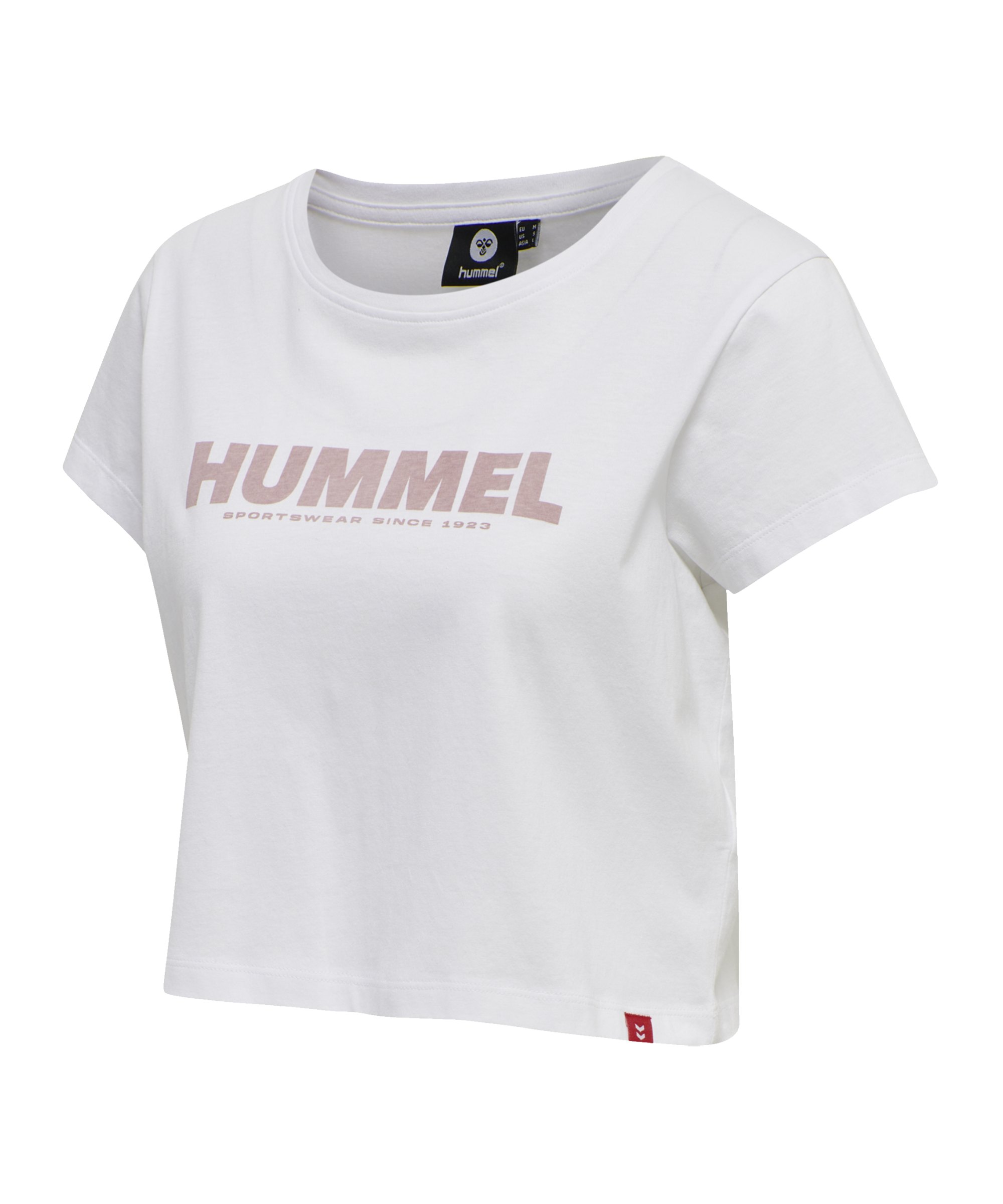 Hummel Legacy Cropped T-Shirt Damen Weiss F9001 - weiss
