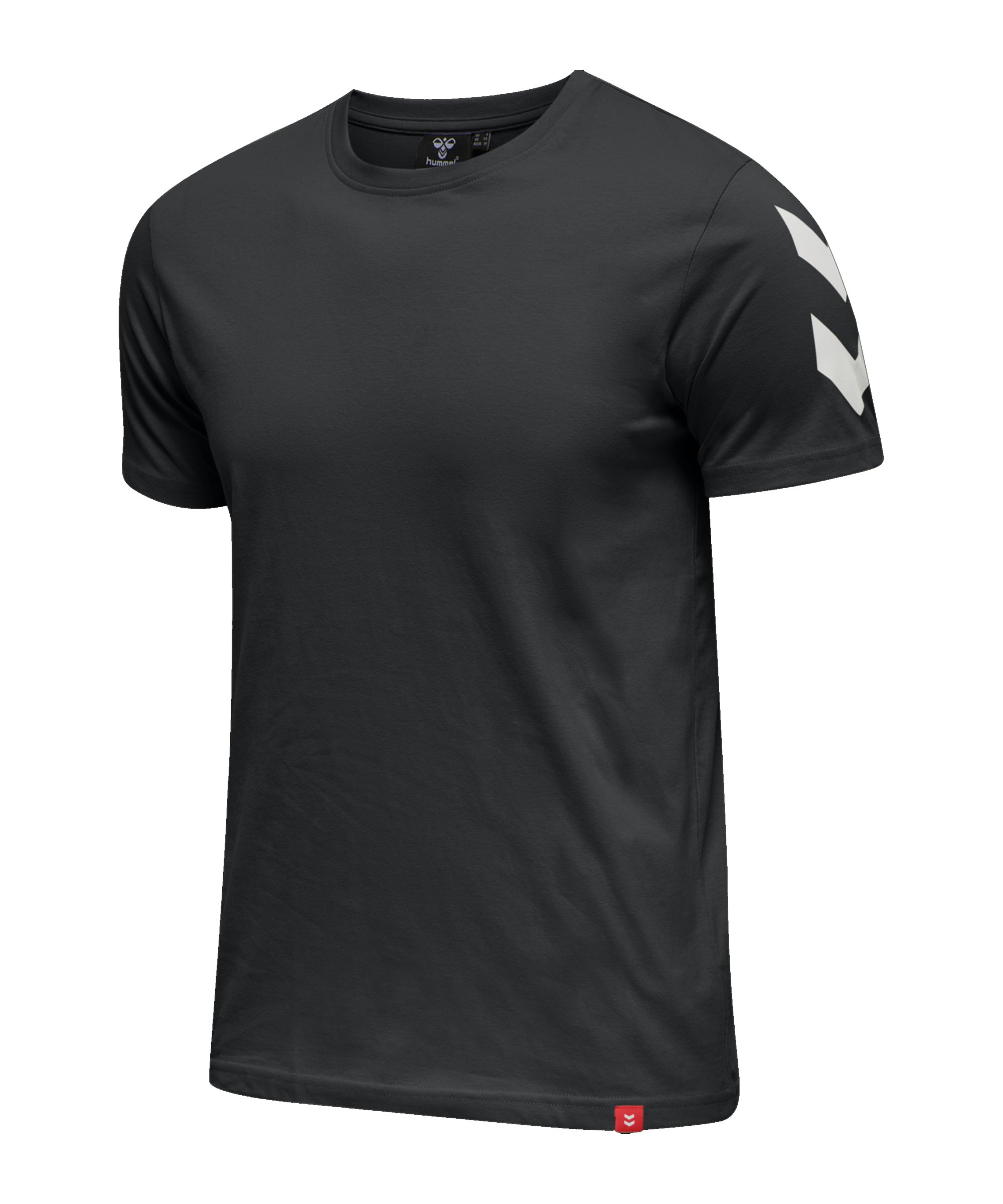 Hummel hmlLEGACY Chevron T-Shirt Schwarz F2001 - schwarz