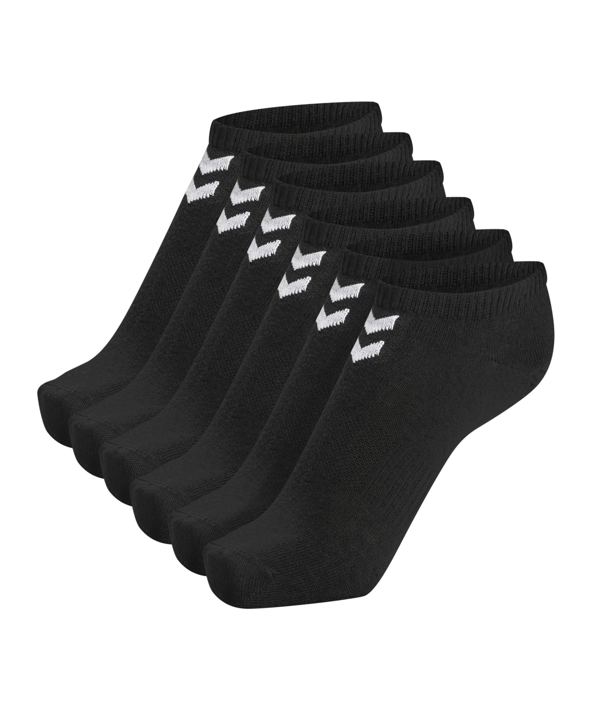 Hummel hmlchevron 6-Pack Ankle Socken F2001 - schwarz