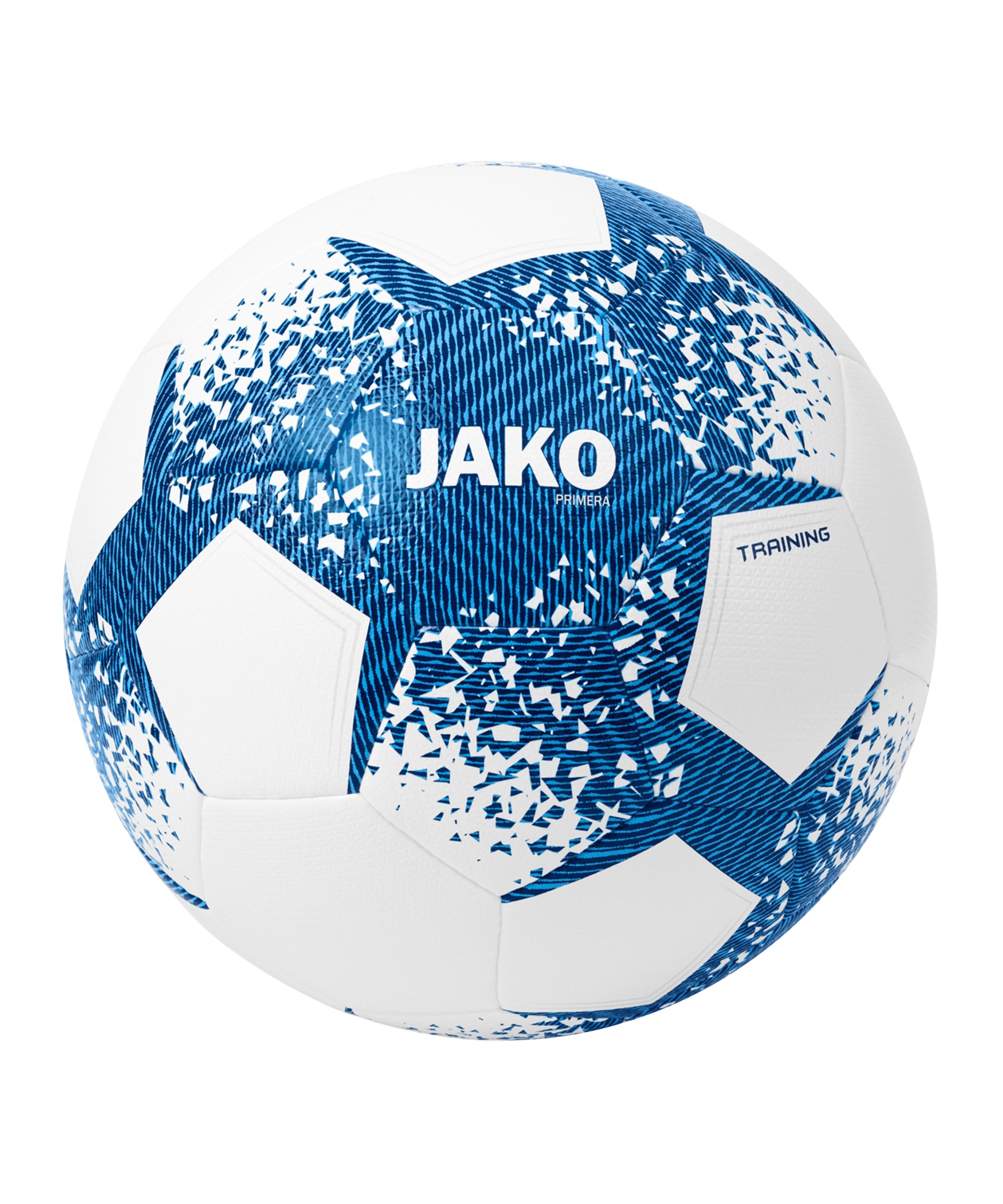 JAKO Primera Trainingsball Weiss Blau F709 - weiss