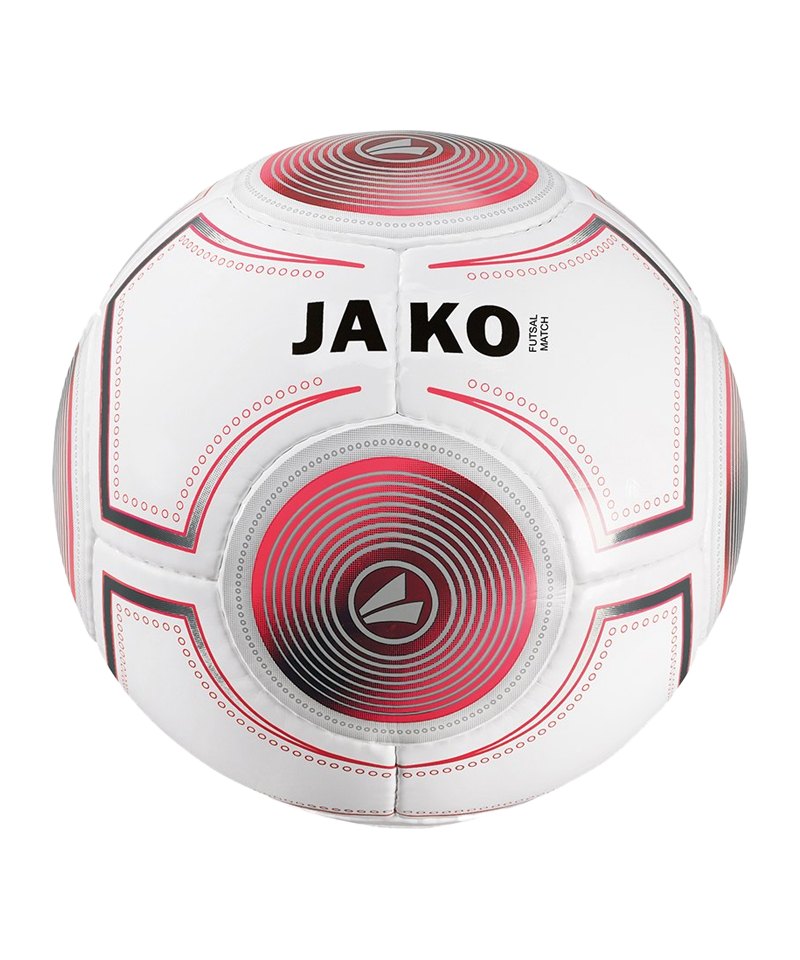 Jako Spielball Futsal 420 Gramm Weiss Grau Rot F18 - weiss