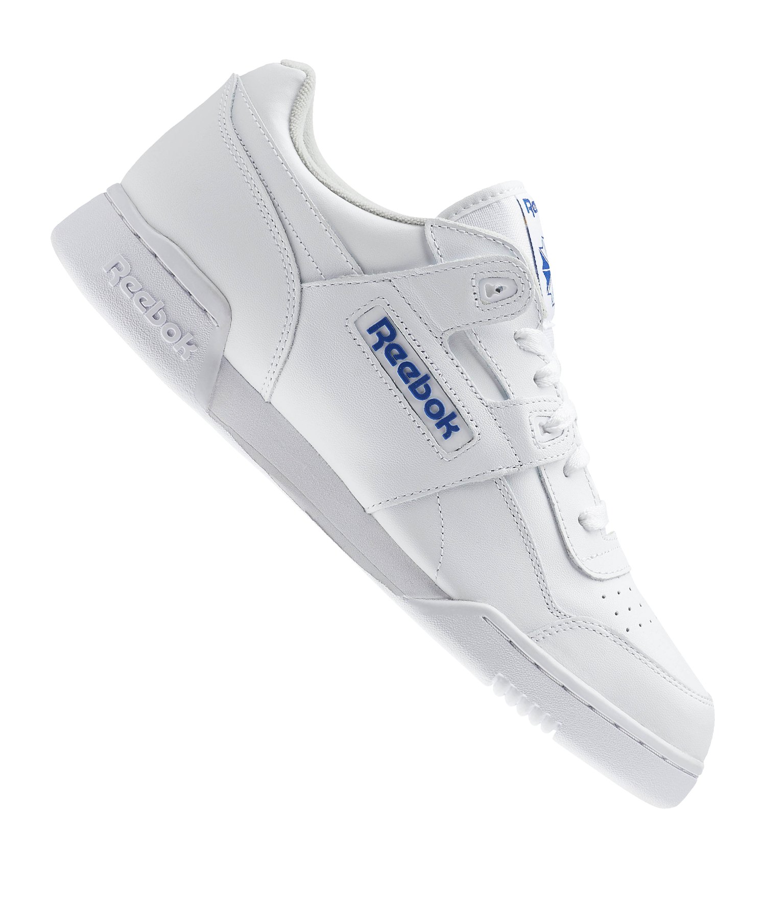 Reebok Workout Plus Sneaker Weiss Blau - weiss