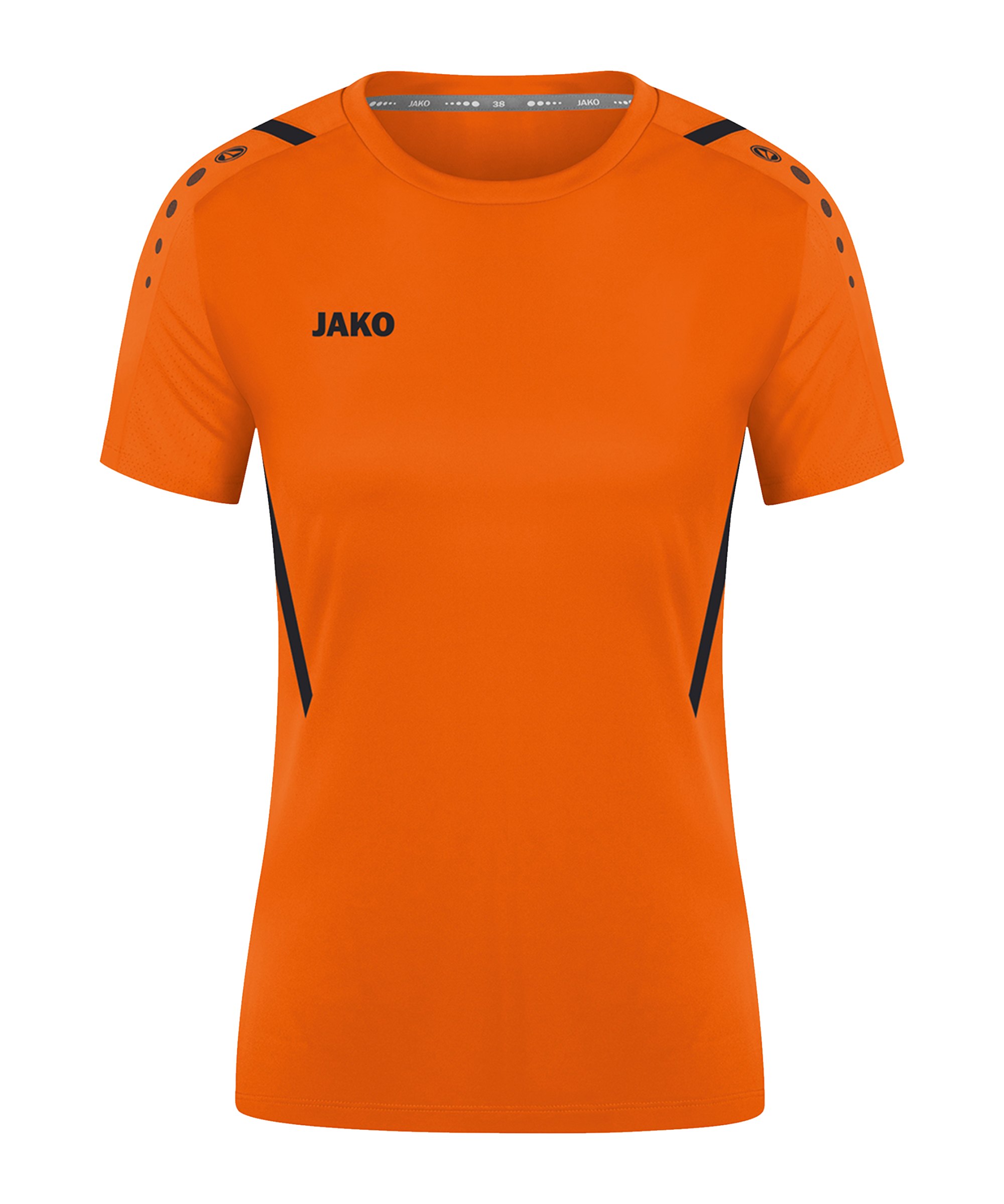 JAKO Challenge Trikot Damen Orange Schwarz F351 - orange