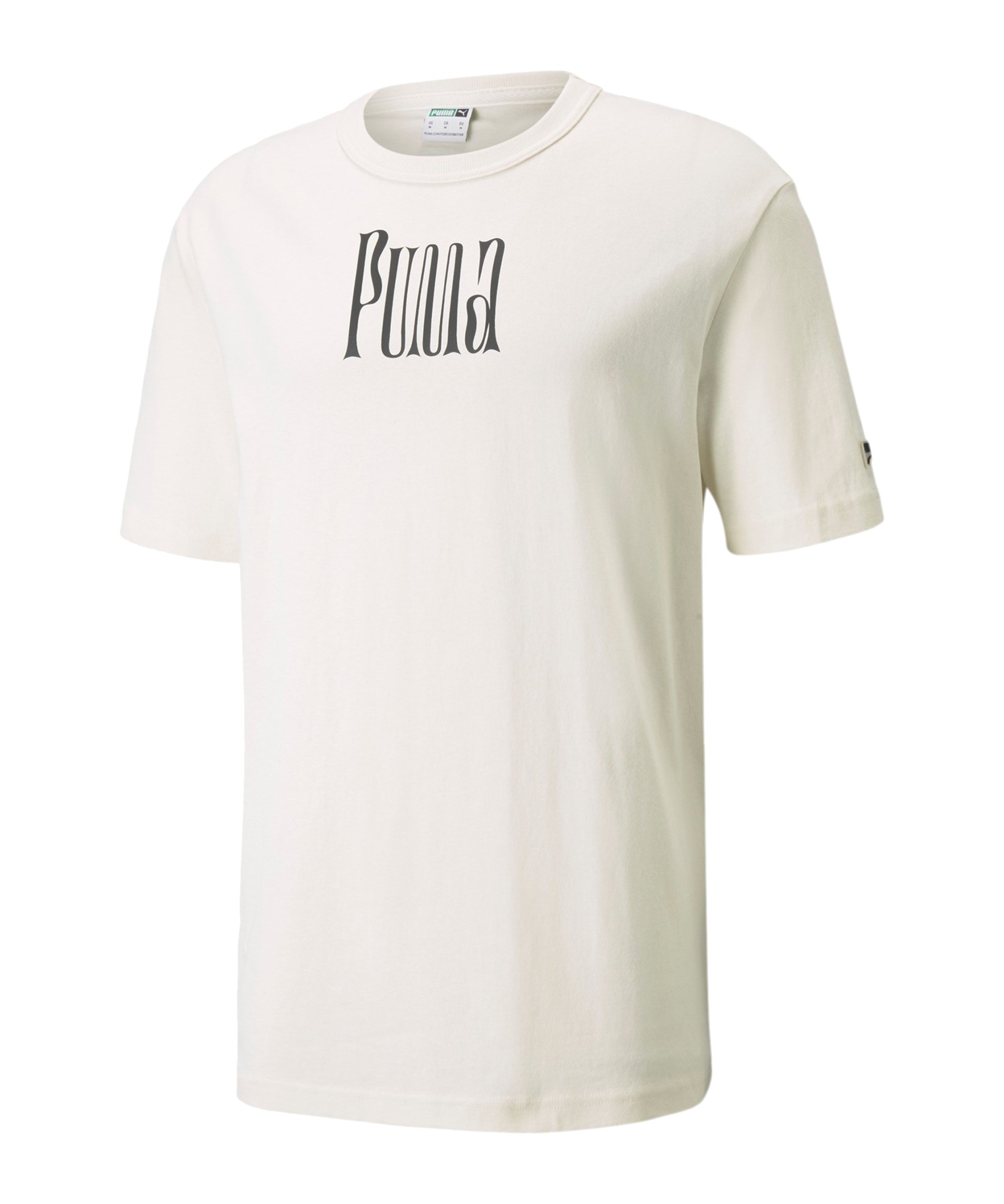 PUMA Downtown Graphic T-Shirt Weiss F73 - weiss